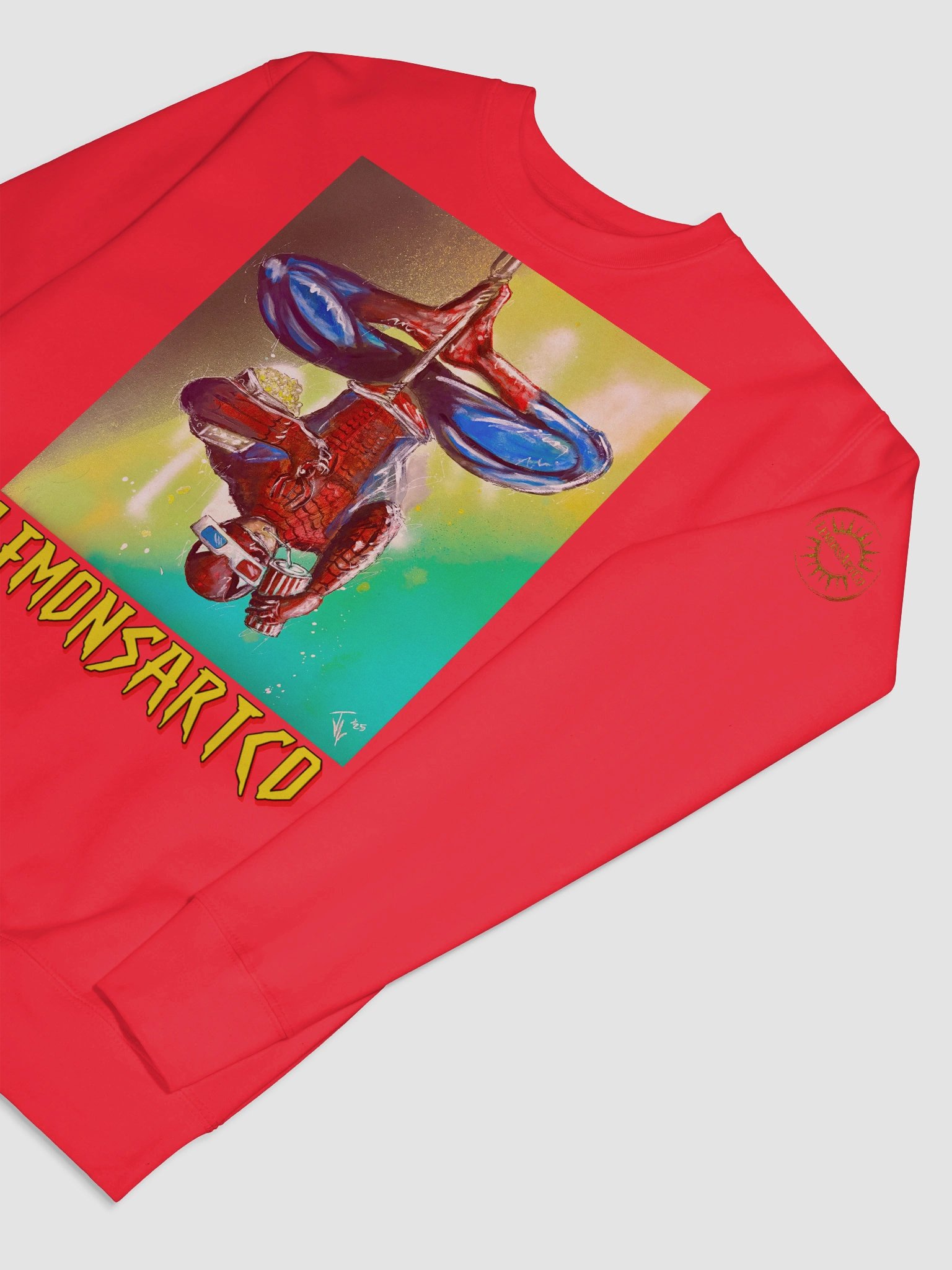 Spider Man Movie Night Pop Art Premium Sweatshirt product image (7)