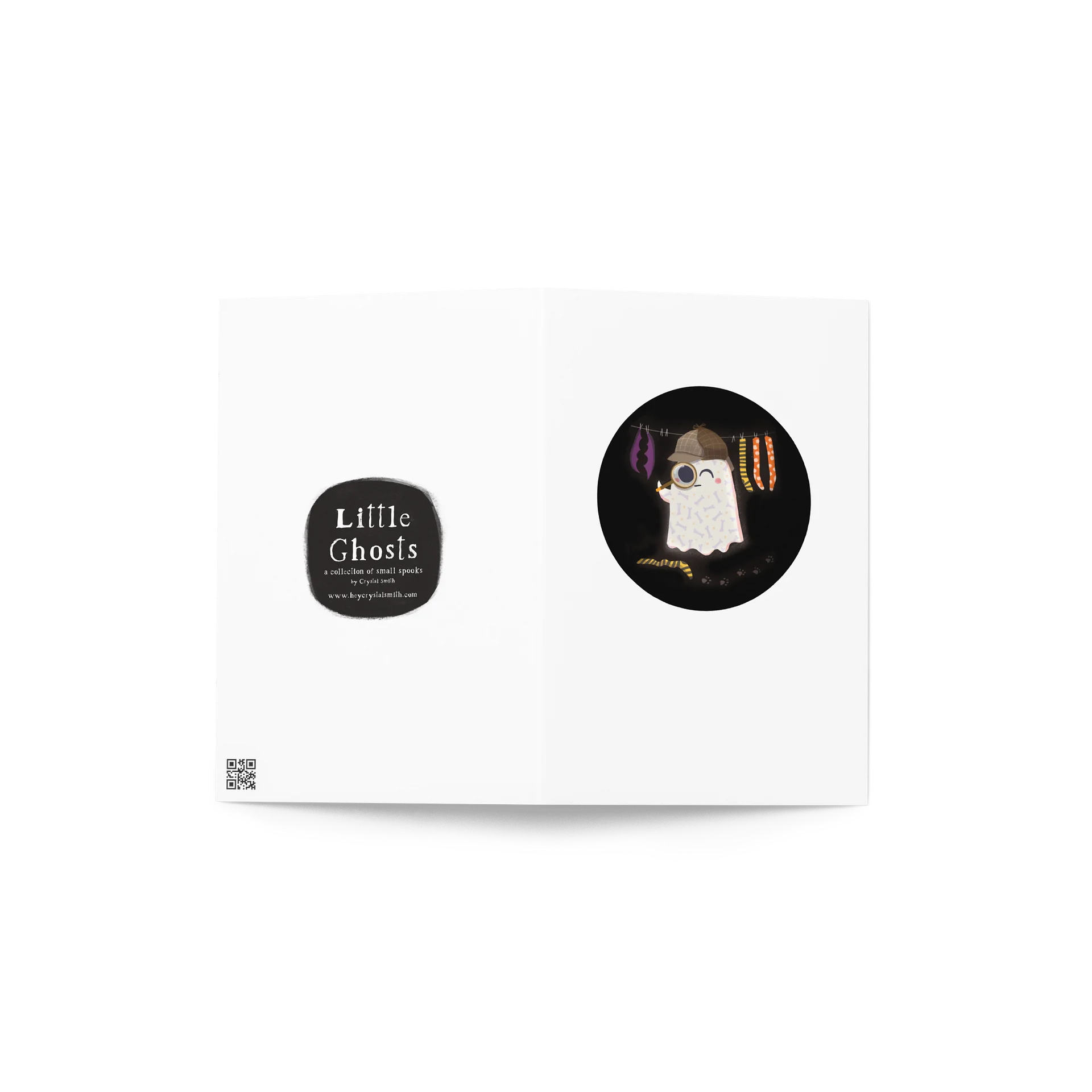 Little Sherlock Bones - Greeting Card product image (4)