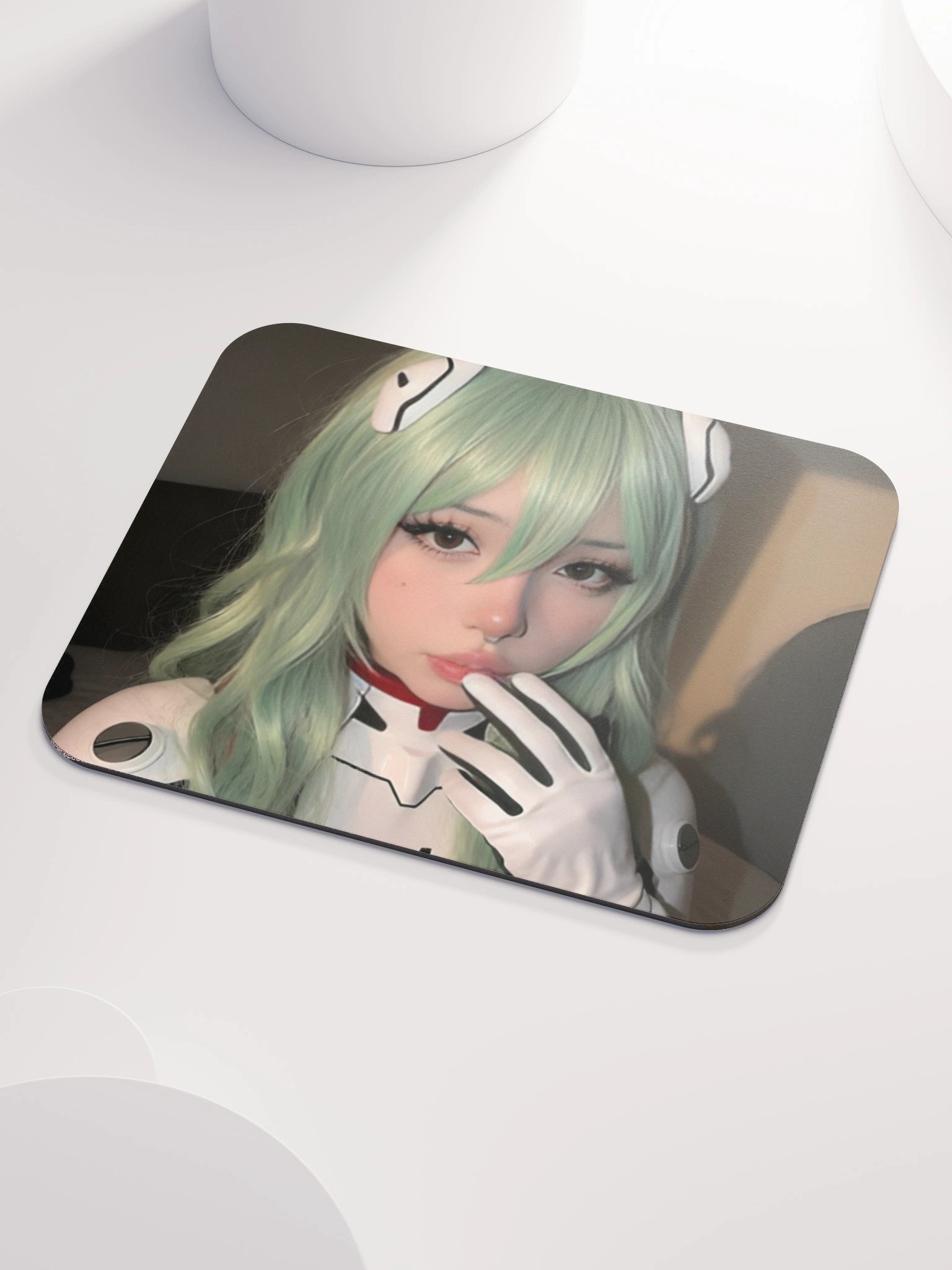 Cosplay Corner – Waifufaee as Rei Ayanami from Neon Genesis Evangelion Mouse Pad product image (3)