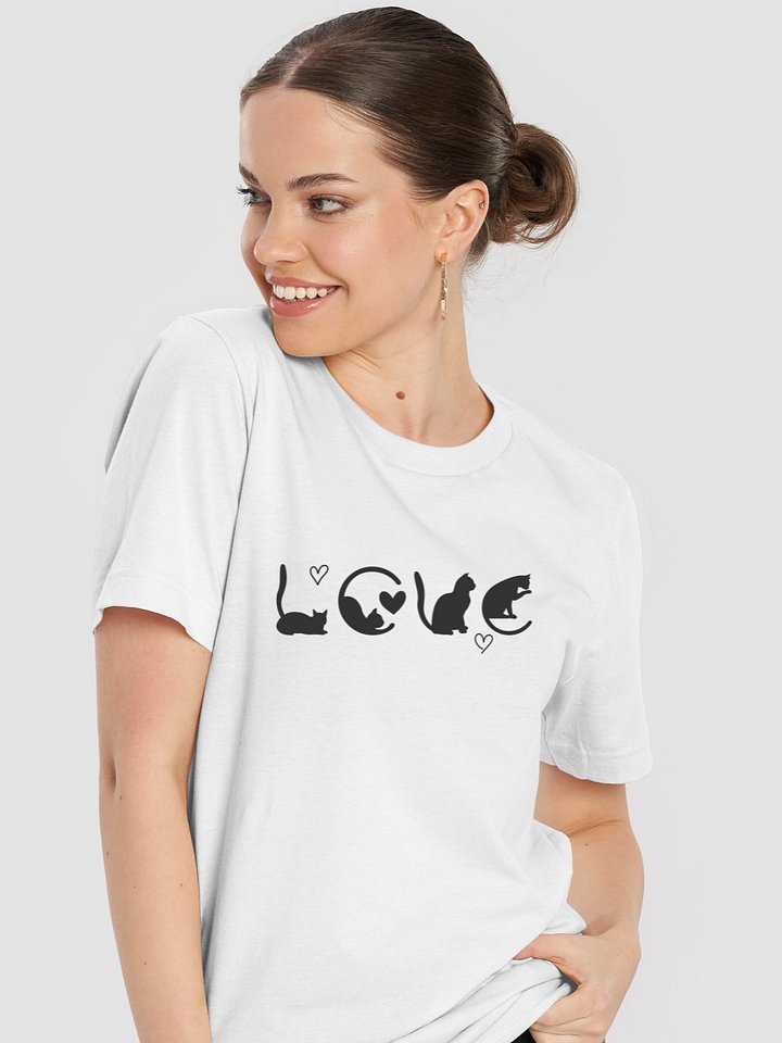 Cat Love Supersoft T-shirt product image (1)