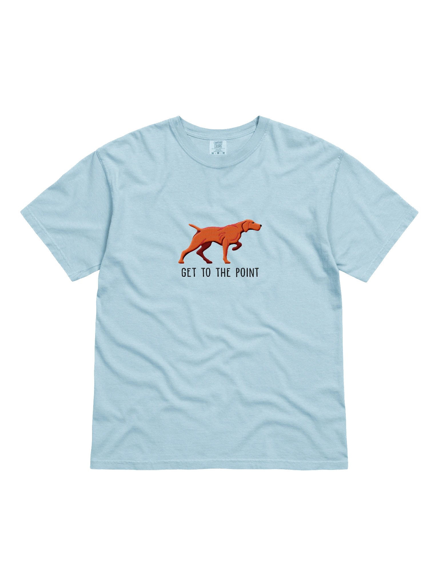 Get to the Point T-Shirt(Embroidered) of a Vizsla(Docked Tail) product image (4)