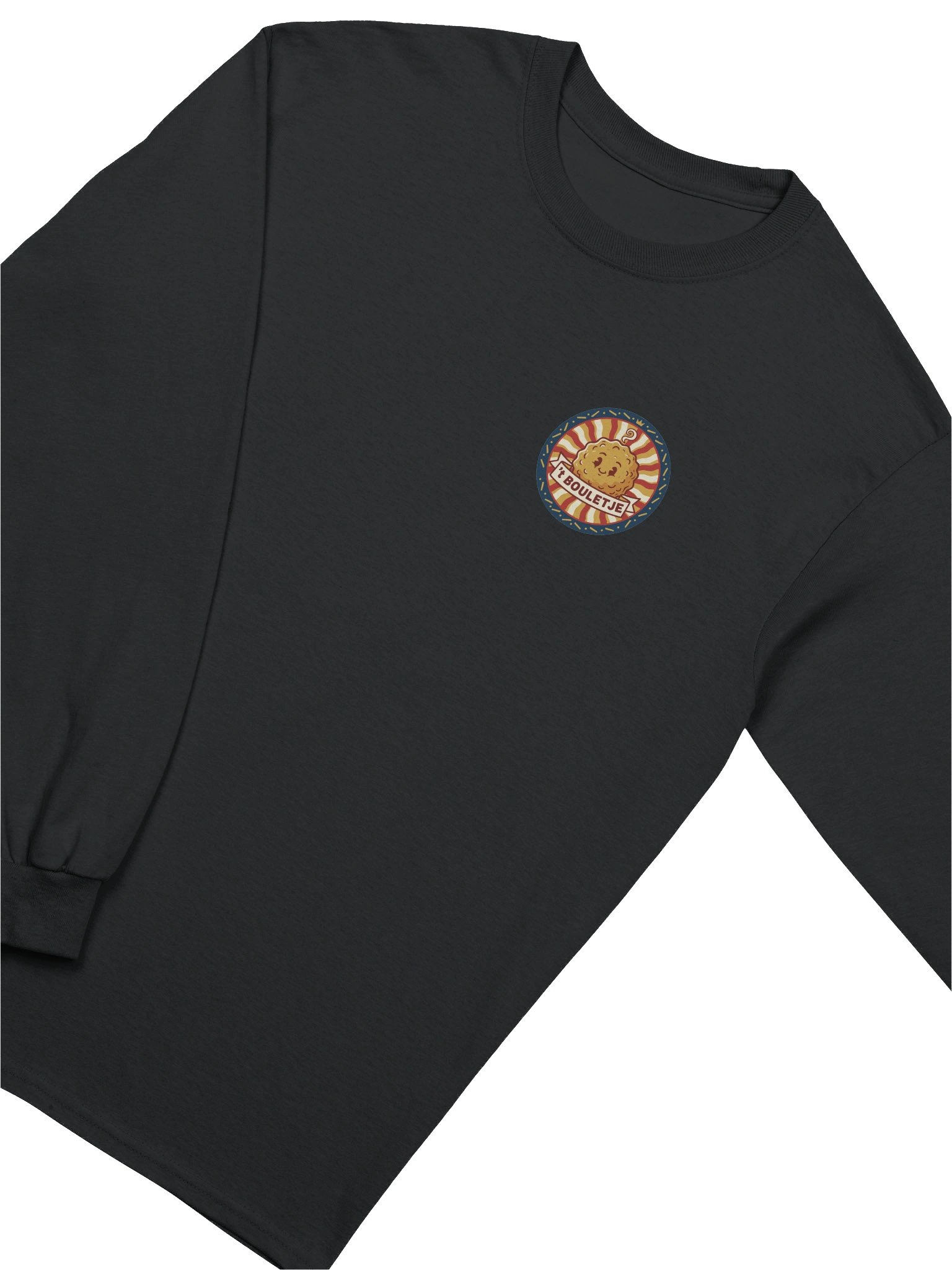 Quirky Ghent Frituur Long Sleeve Tee - Artisan Belgian Street Food Premium Shirt product image (3)