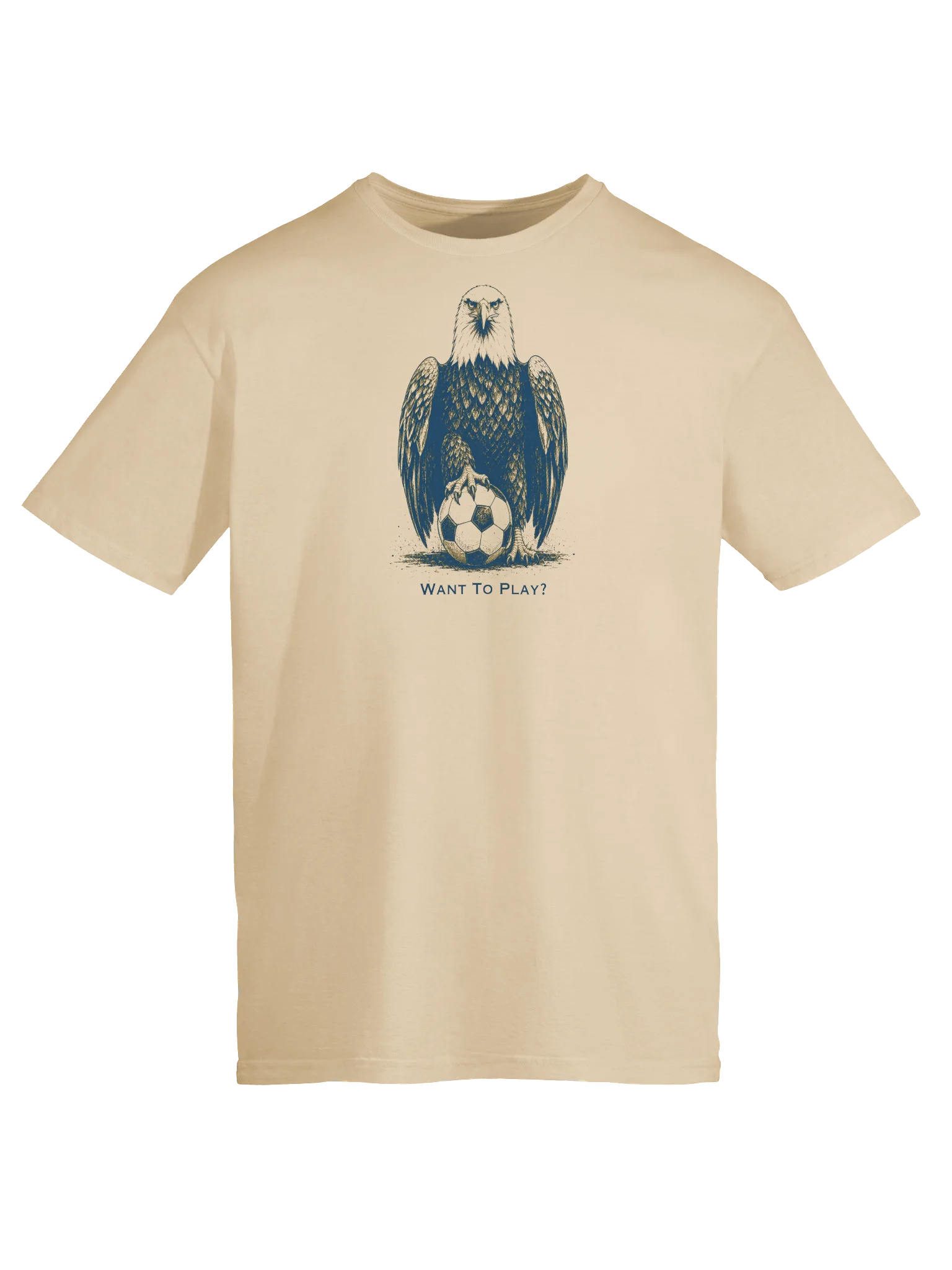 Want to Play? Eagle Soccer Graphic Tee product image (5)