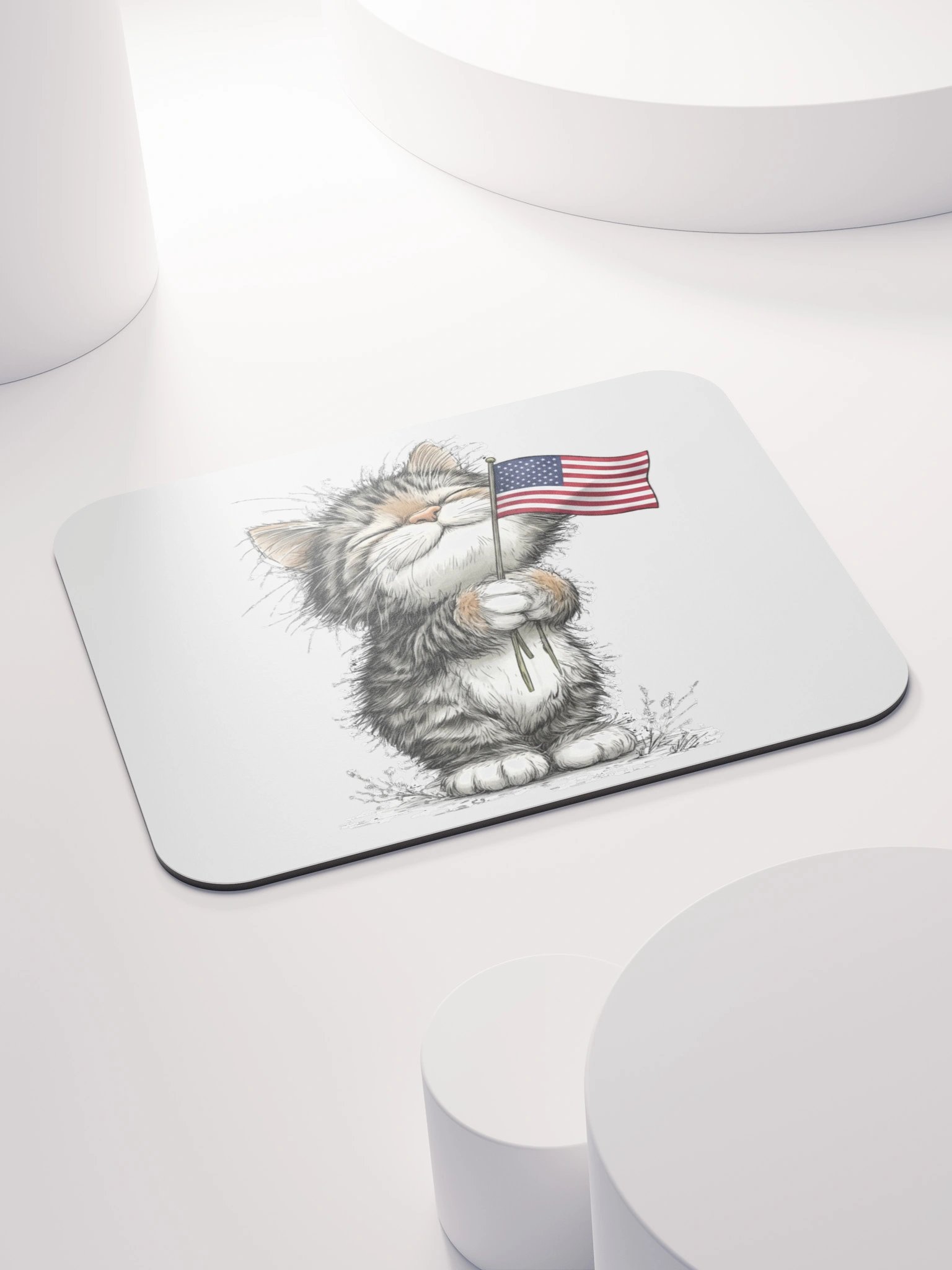 Patriotic Kitten Mousepad product image (4)
