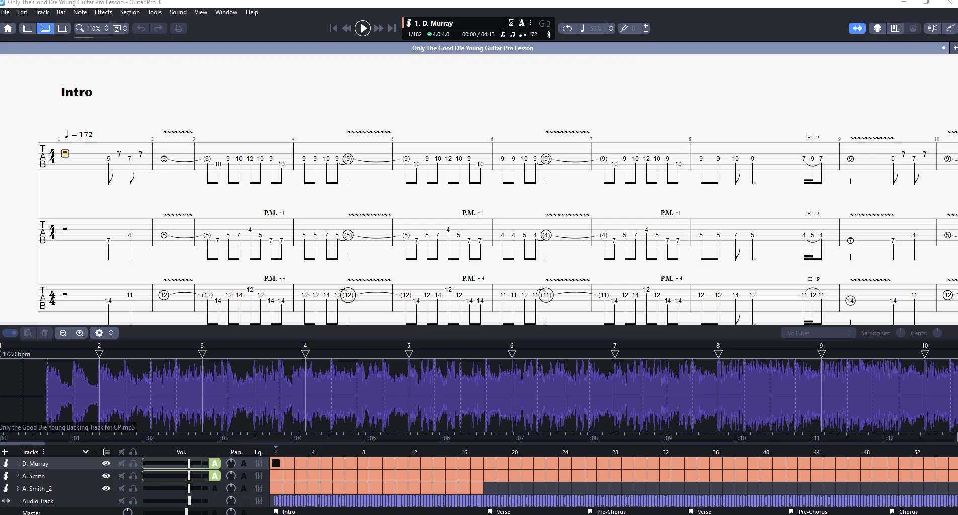 Only The Good Die Young | PDF Tab + Guitar Pro | Iron Maiden product image (3)