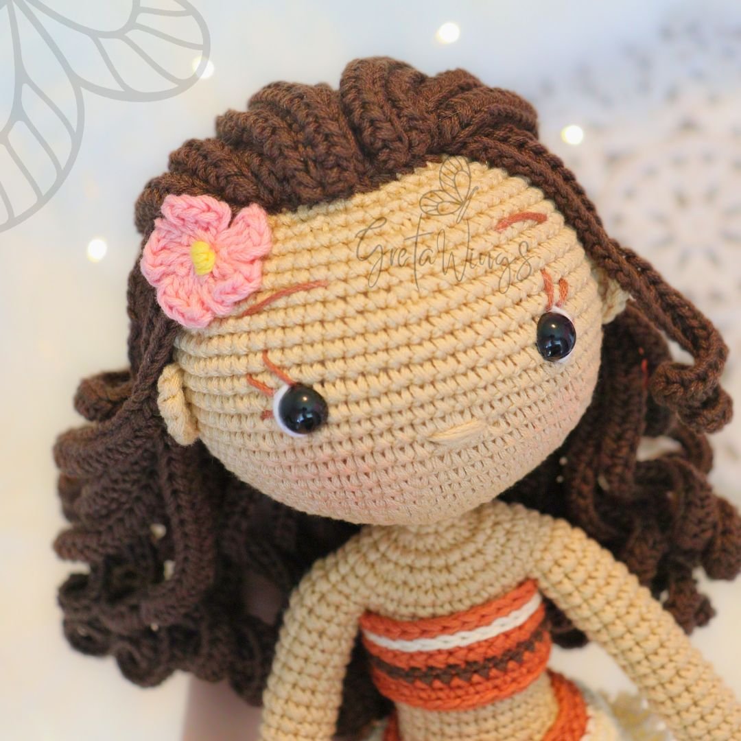 Princess Moana Amigurumi Pattern (Digital Download) product image (4)