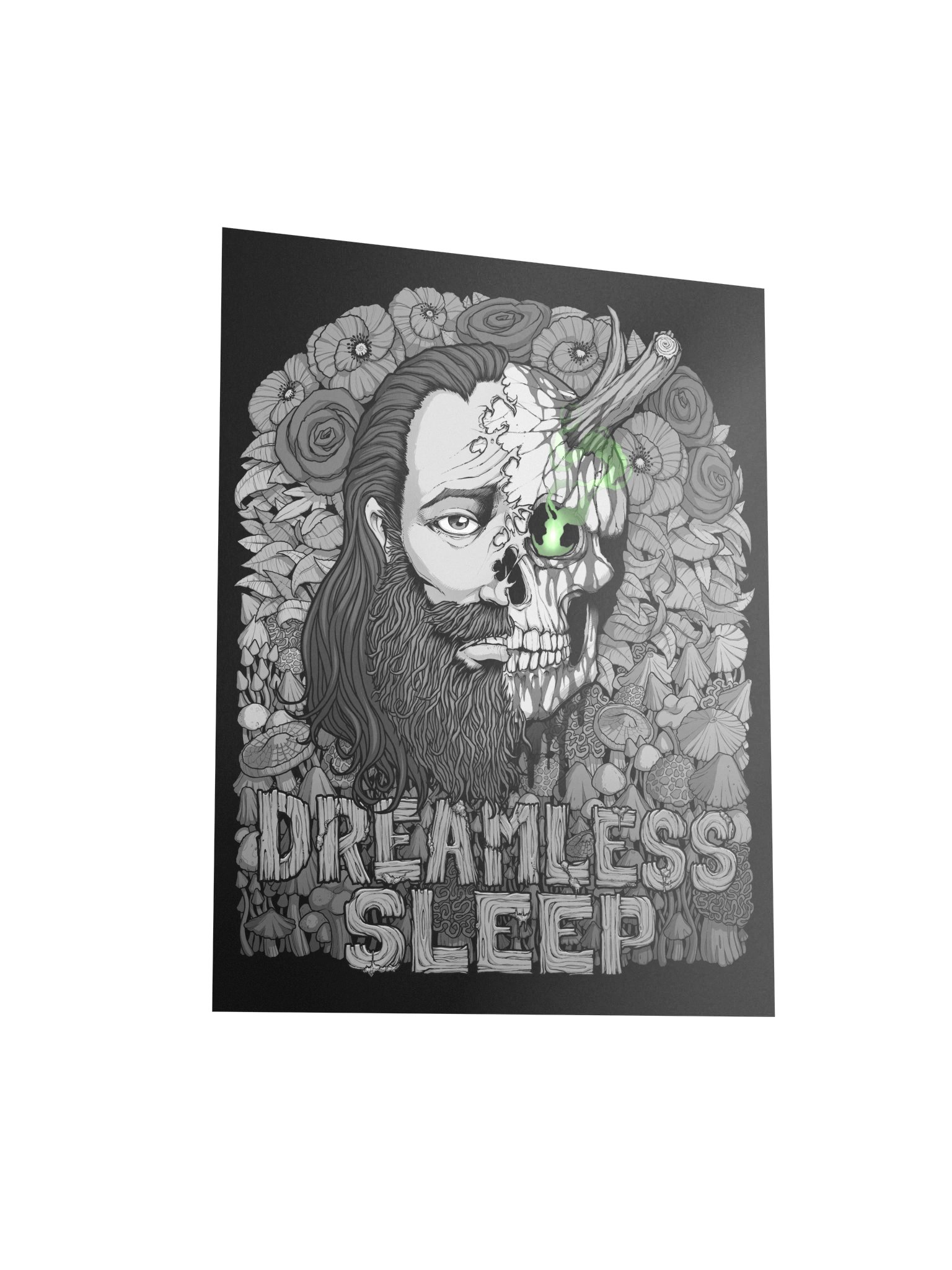 Dreamless Sleep Matte Poster Print Monochrome Variant product image (8)