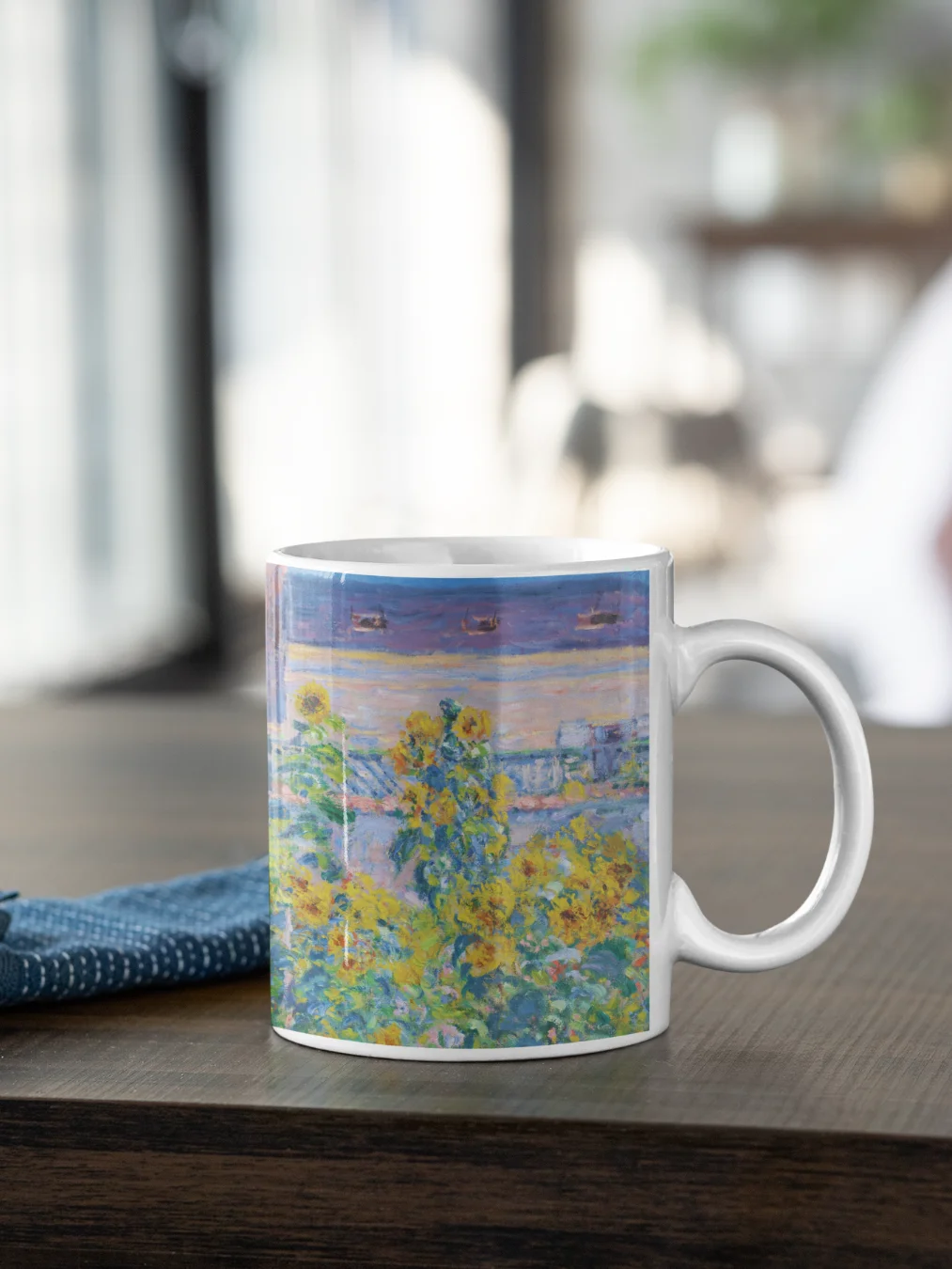 The Artist's Garden at Vétheuil (Claude Monet) Mug product image (1)