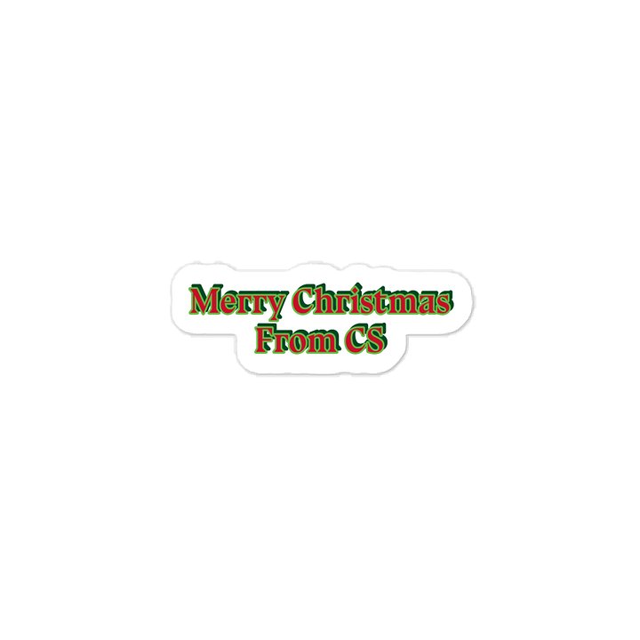 Merry Christmas From CS. Sticker product image (1)