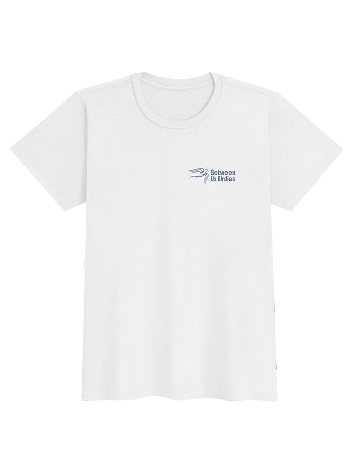 Between Us Birdies White/Navy Women's Logo Tee product image (1)