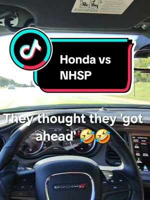 Honda vs NHSP #speed #cop #dodge #fyp 