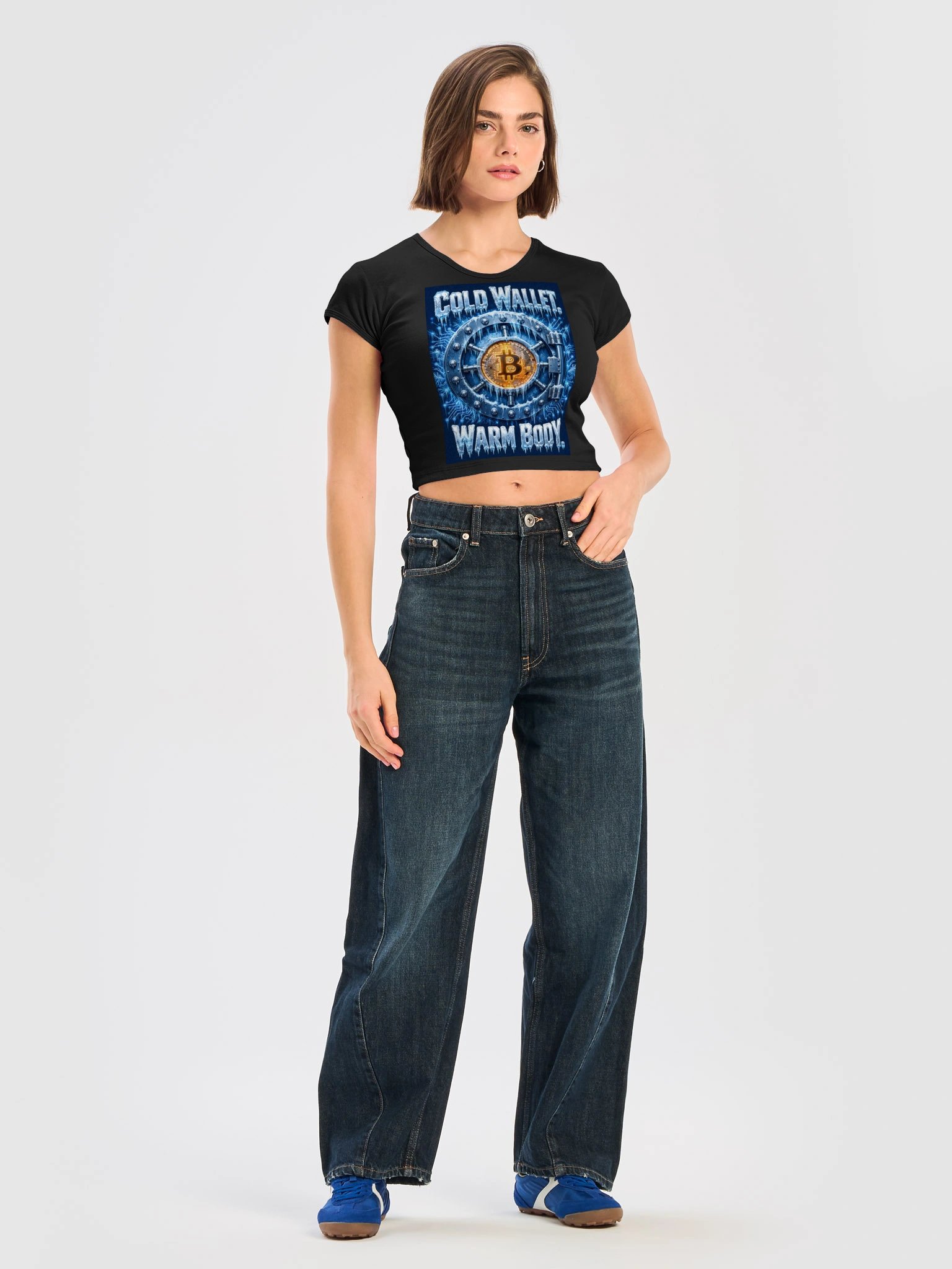 Cold Wallet Warm Body Bitcoin Mini Tee product image (5)