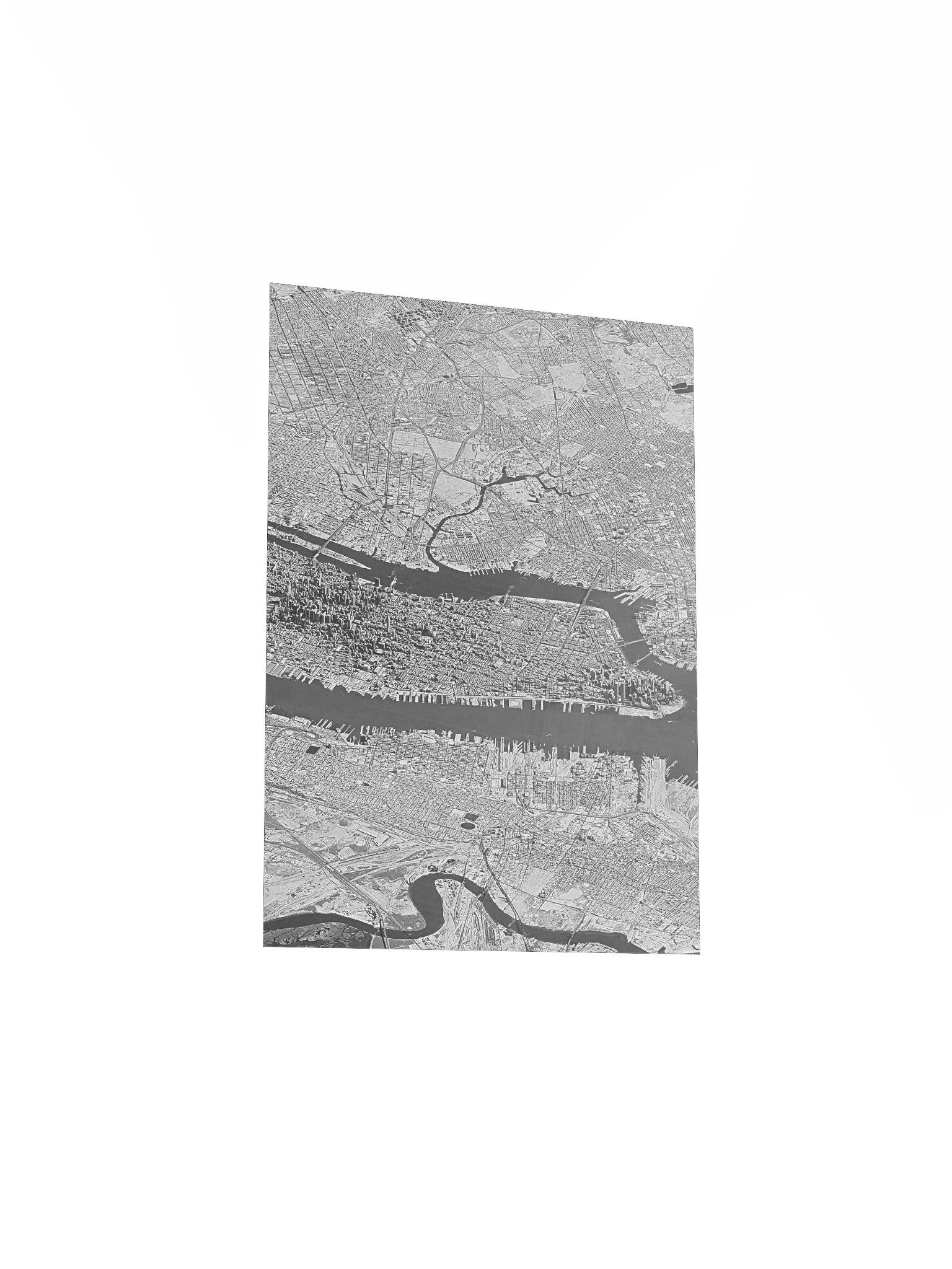 New York City (1974) Declassified Spy Satellite Picture (Poster - Portrait) product image (3)