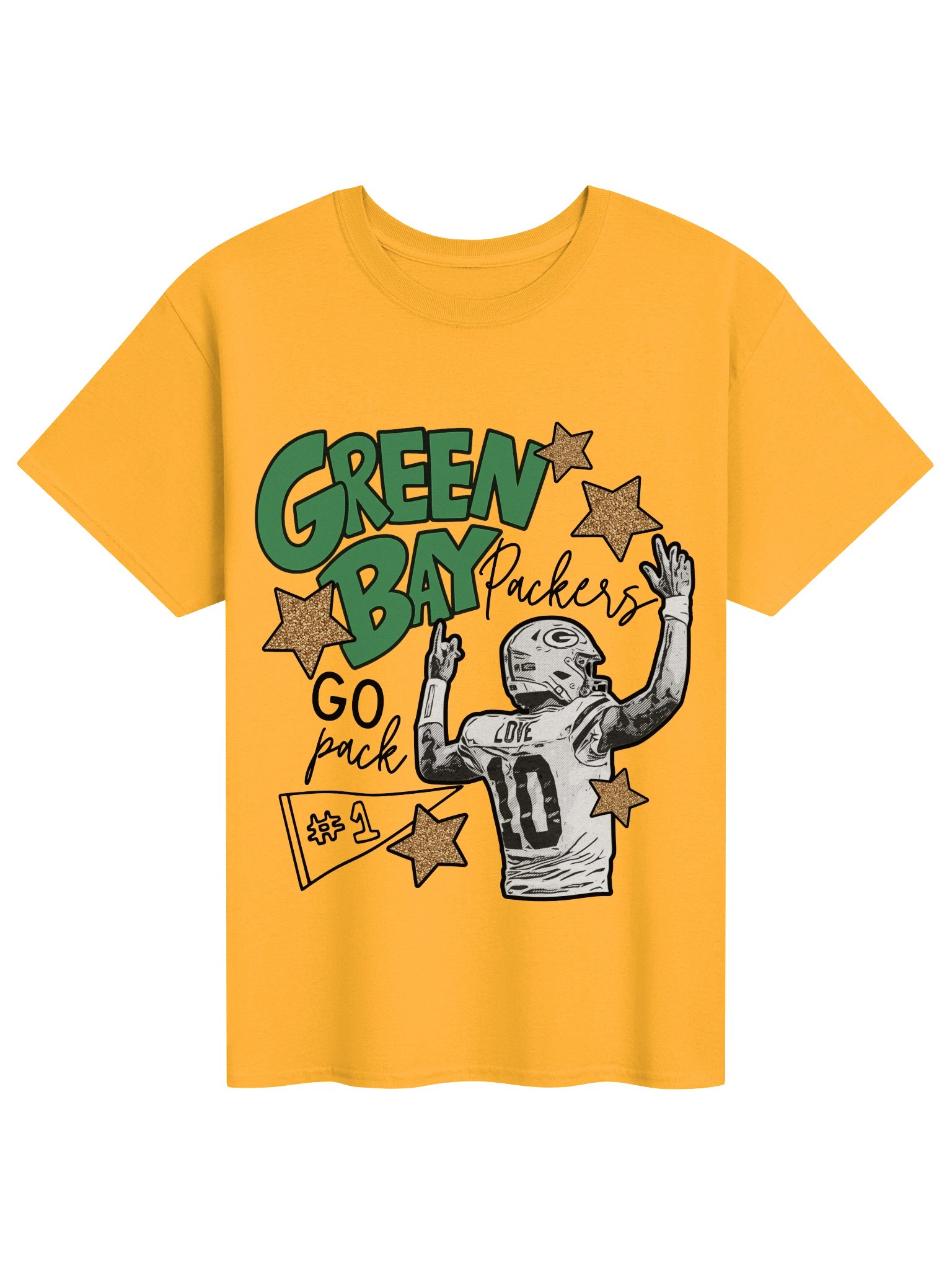 Go Packer Jordan Love Gildan Classic Tee product image (1)