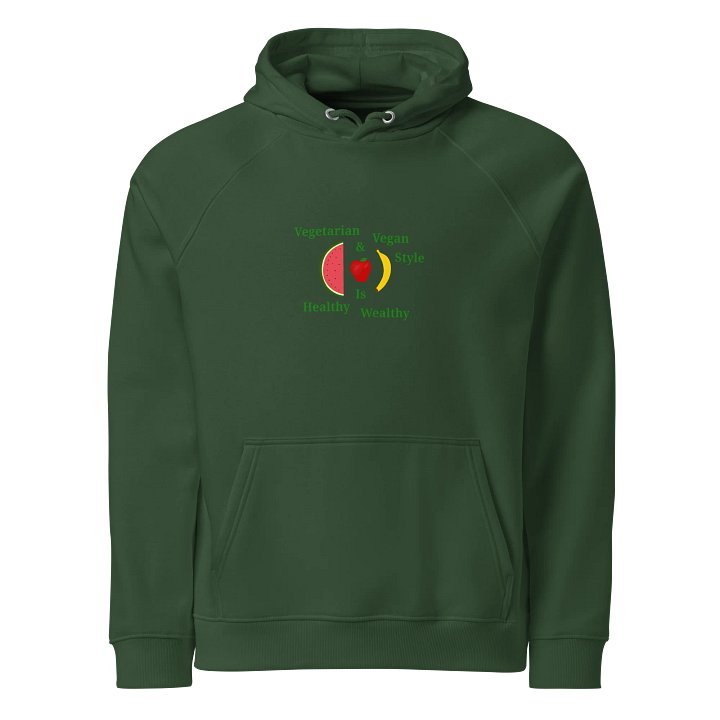 Healthy = Wealthy Men's Eco Hoodie product image (1)