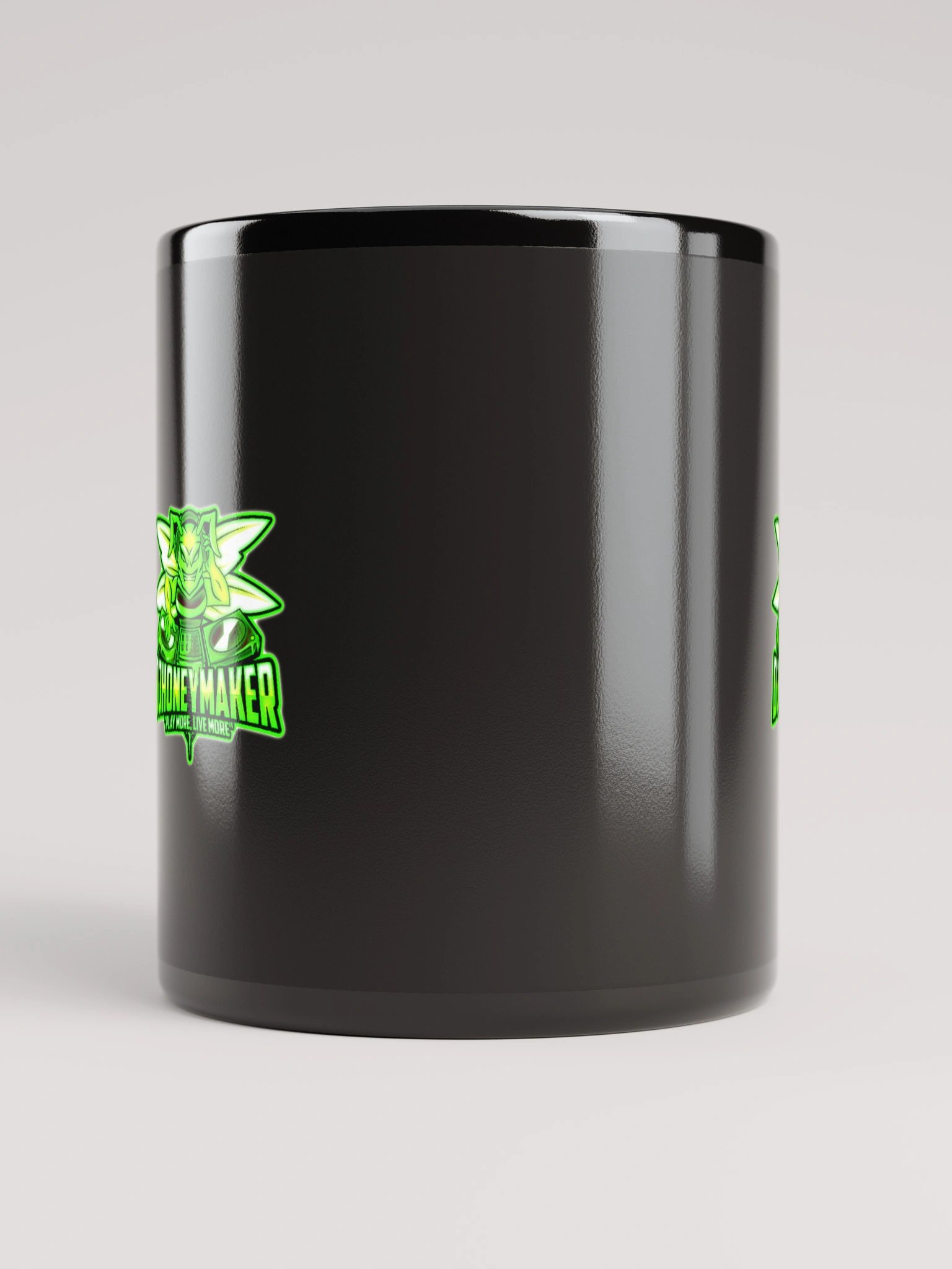 Neon Logo Black Glossy Mug product image (9)