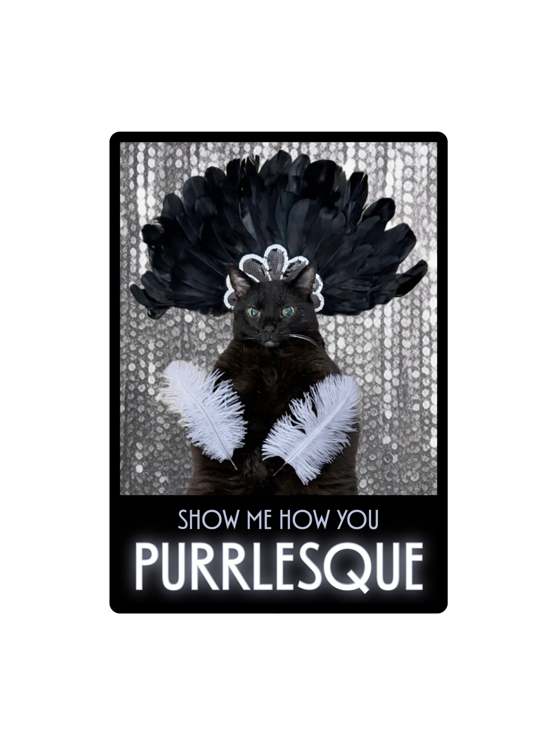 Purrlesque sticker product image (1)