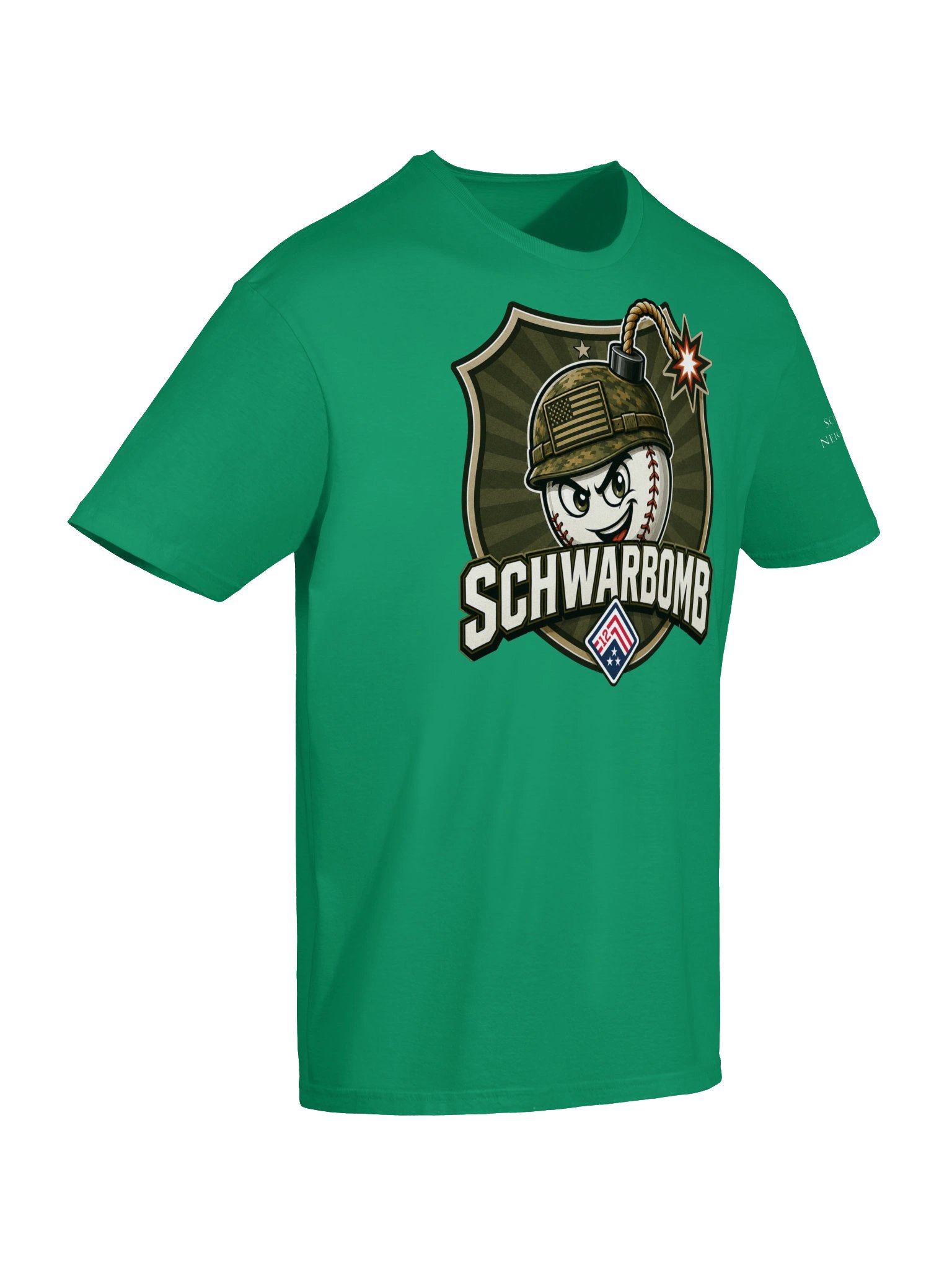 Schwarbomb Buddy ADULT Tee (Military) product image (6)