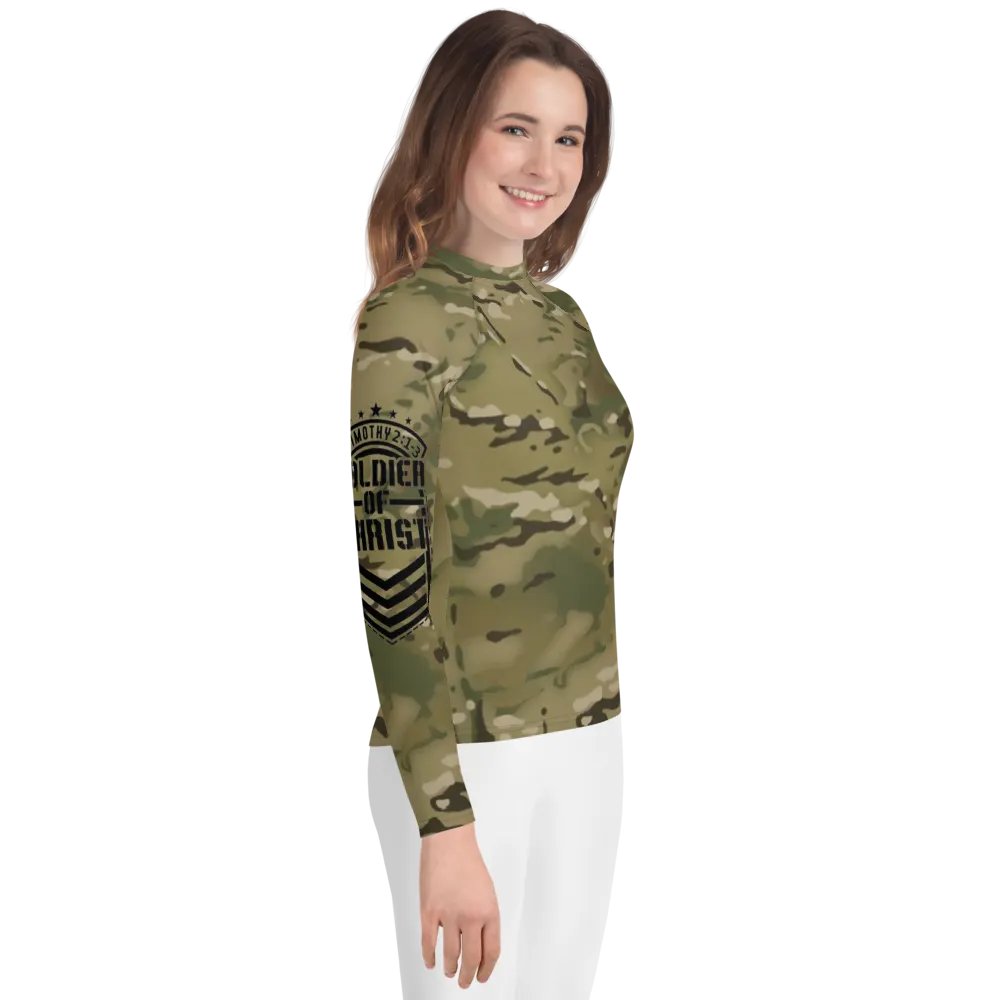 Faithful Camo: Youth Rash Guard - Multicam product image (5)