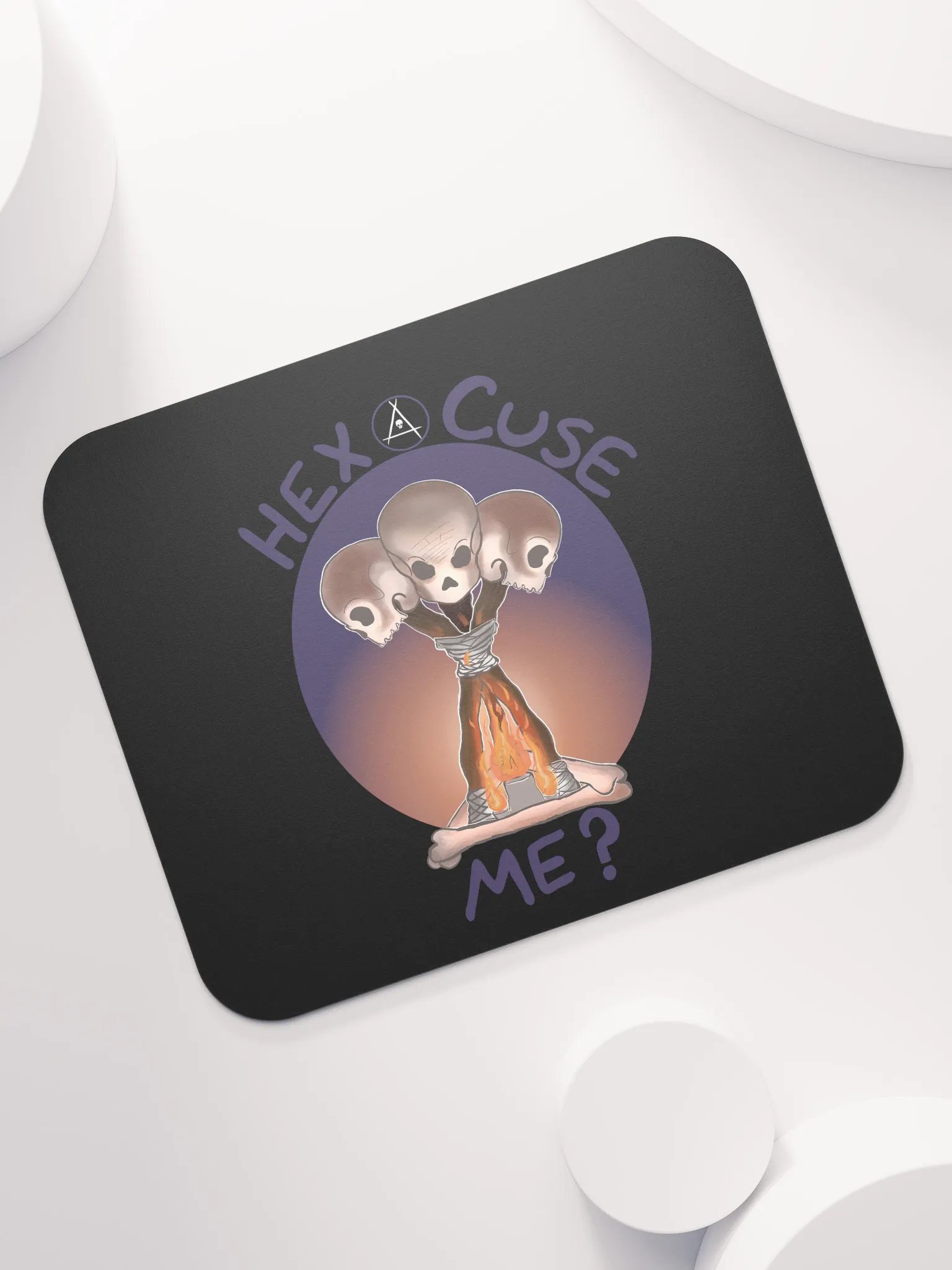Glowing Skull Mouse Pad product image (7)