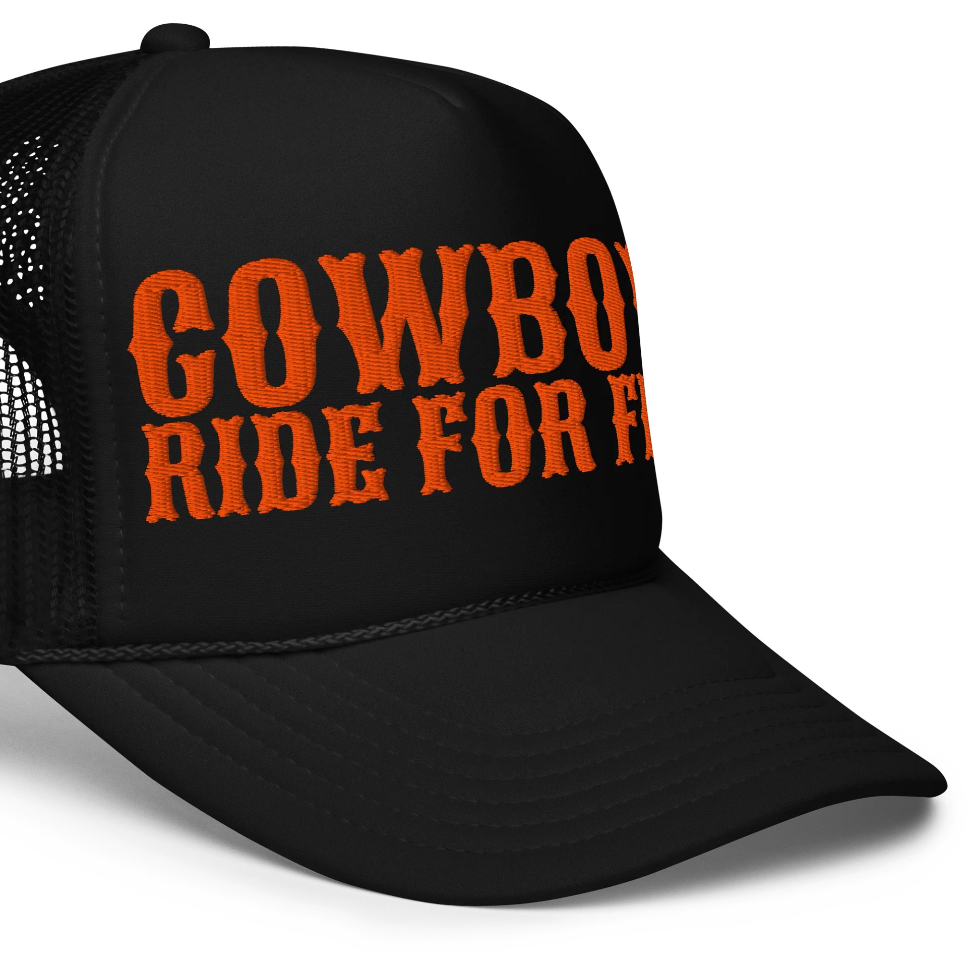 COWBOYS RIDE FOR FREE Foam Trucker Hat product image (5)