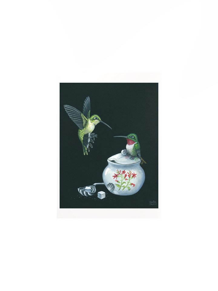 Succor V (Ruby-throated Hummingbird) - Art Print product image (4)