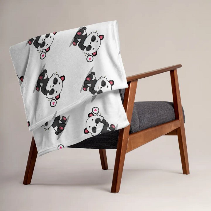 Panda Party Throw Blanket product image (1)