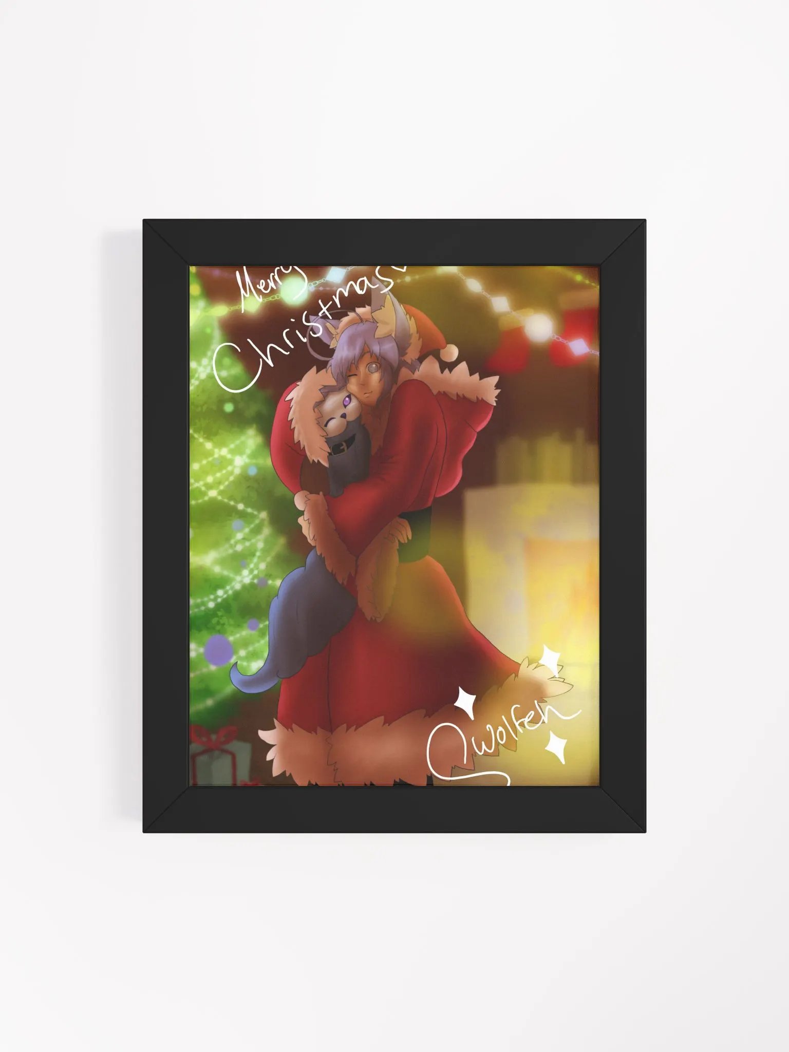 SpectralWolfeh - Christmas Picture Print *Signed* product image (4)