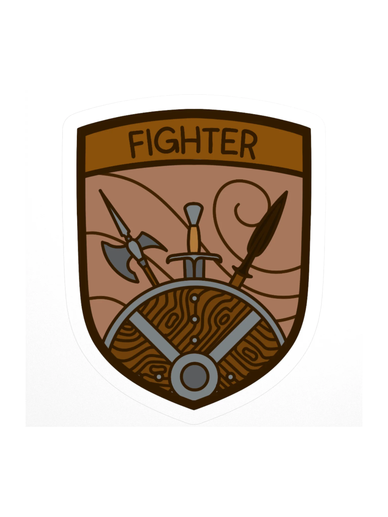Fighter Emblem Sticker product image (1)