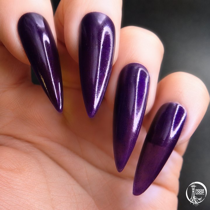 AFTER THE PARADES - Shimmery Violet Translucent Jelly Nail Polish product image (2)