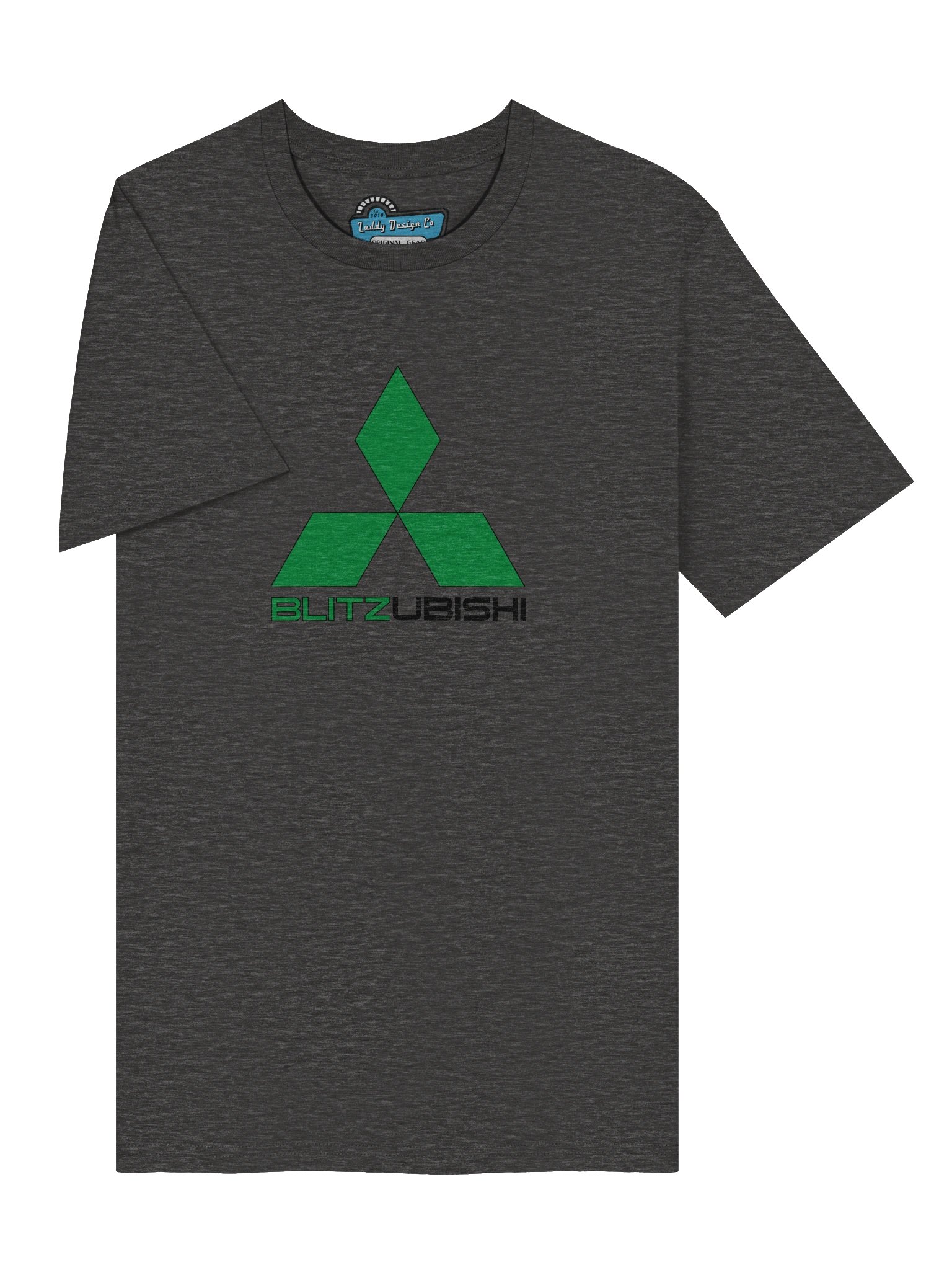 "Blitsubishi" Vintage Parody Logo Organic Tee product image (30)