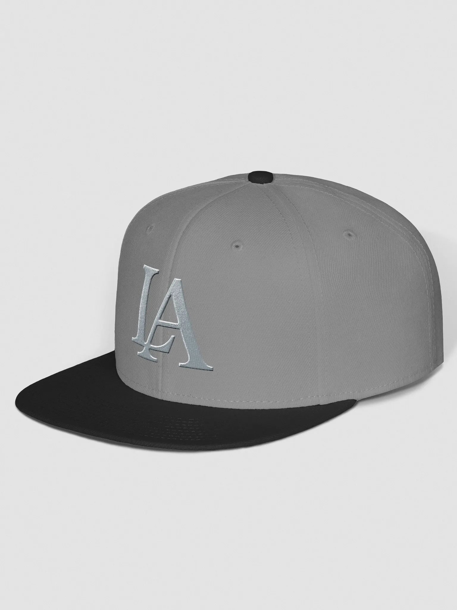 LA hat gry silv product image (2)