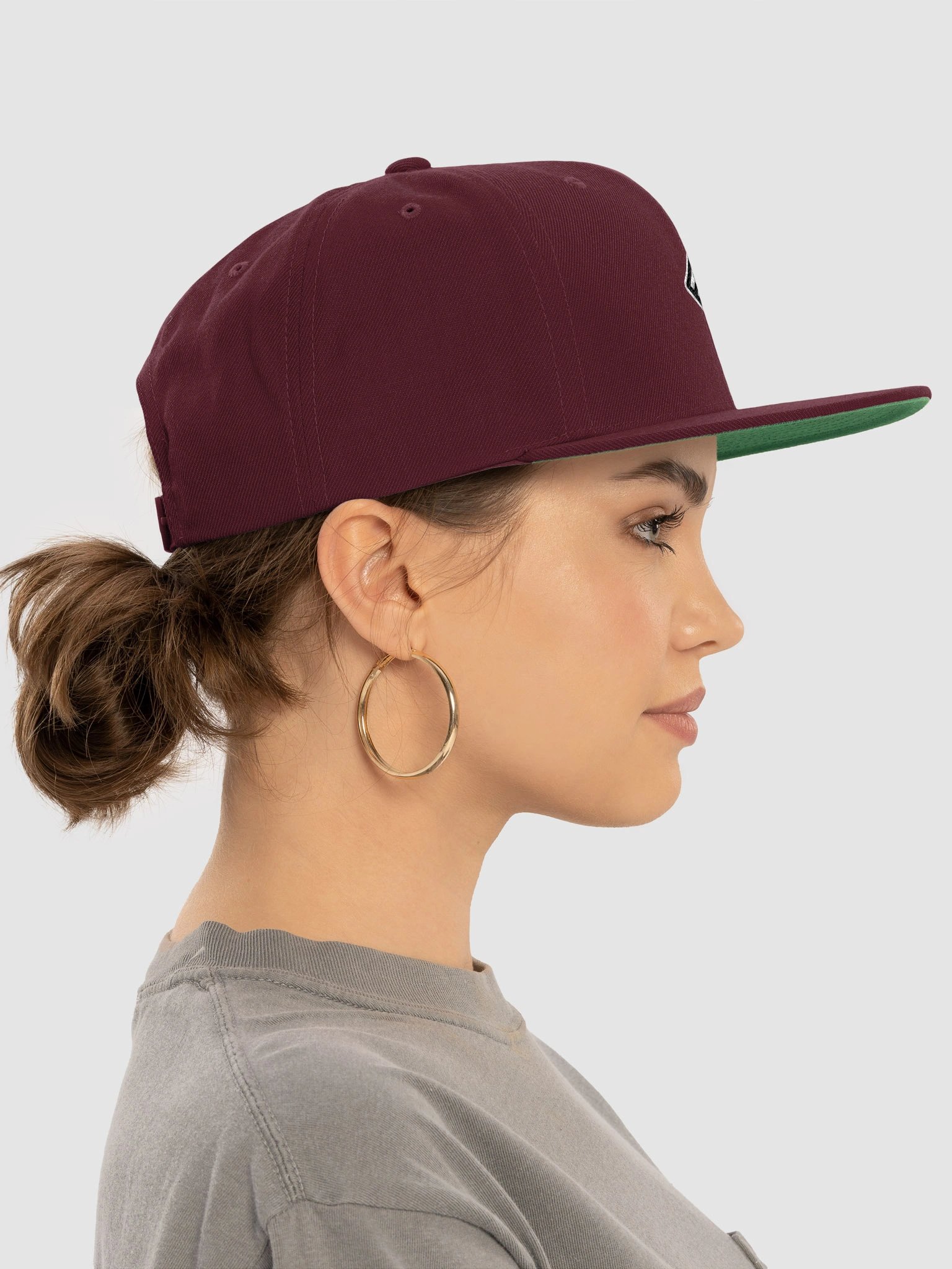 Schwarber’s Neighborhood Heroes Snapback Hat (Black & White Logo) product image (6)