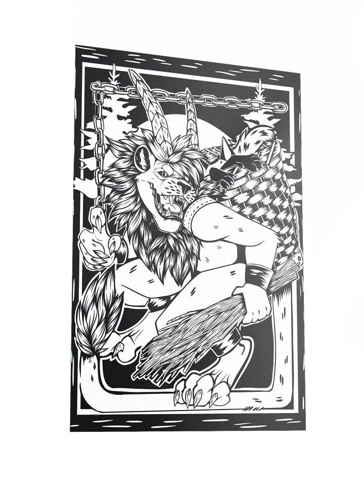 LondonFurs Winter Weekender '24 - Krampuss Pudge - Poster product image (2)