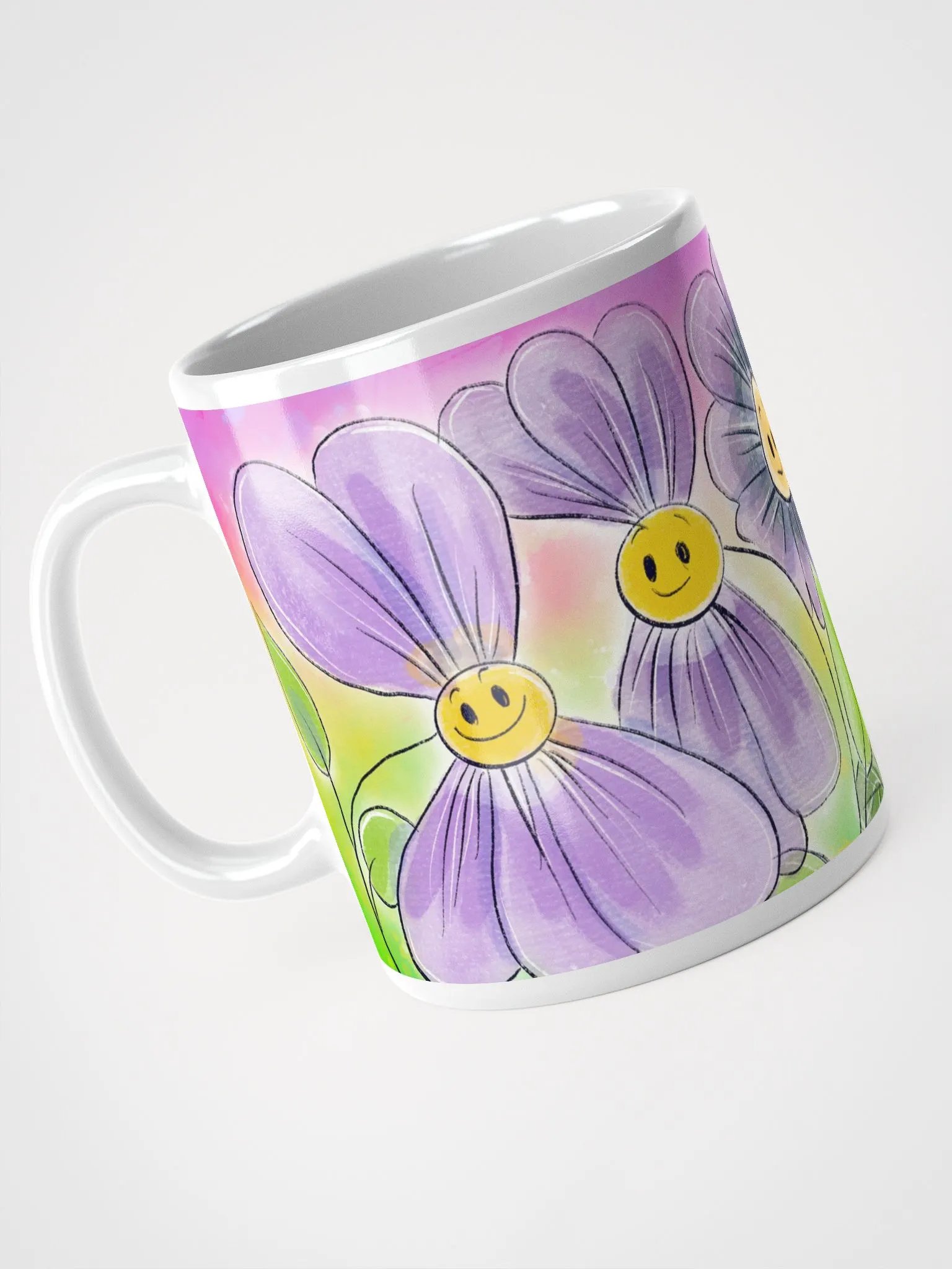 Spring Smiling Violet Pansies Mug product image (7)