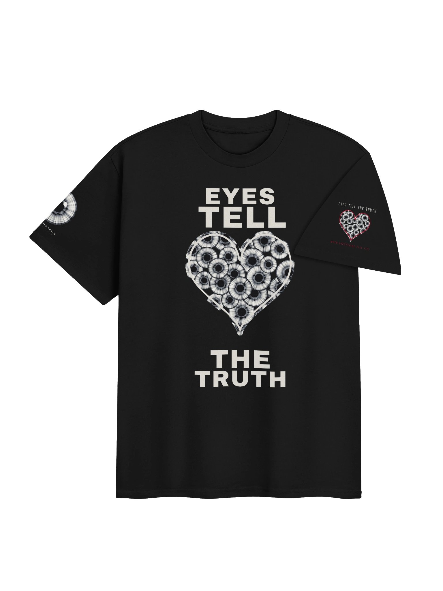 ARTISTIK PASSIONZ — Eyes Tell The Truth · Tee · Black product image (4)
