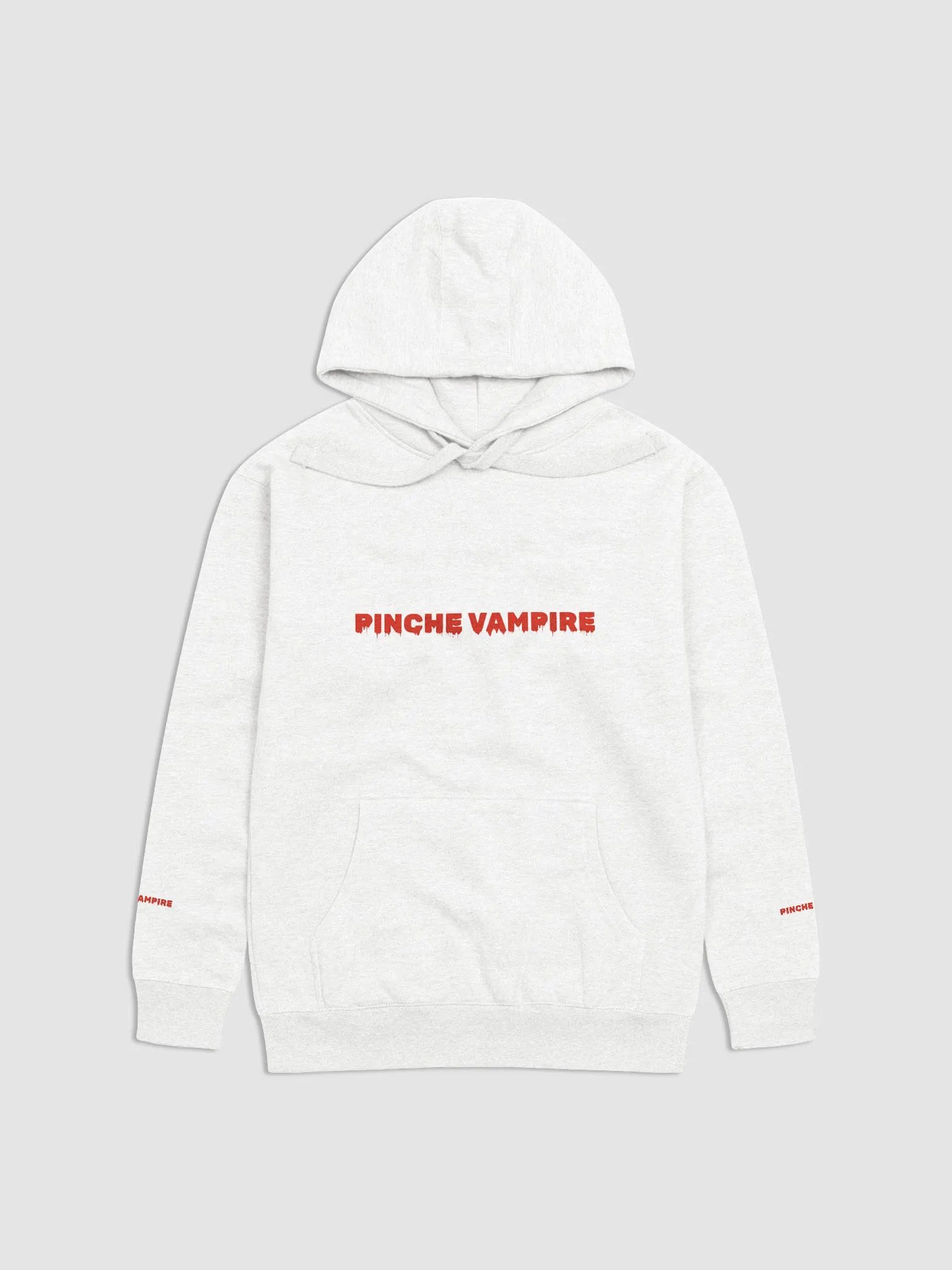 Pinche Vampire White Hoodie product image (1)