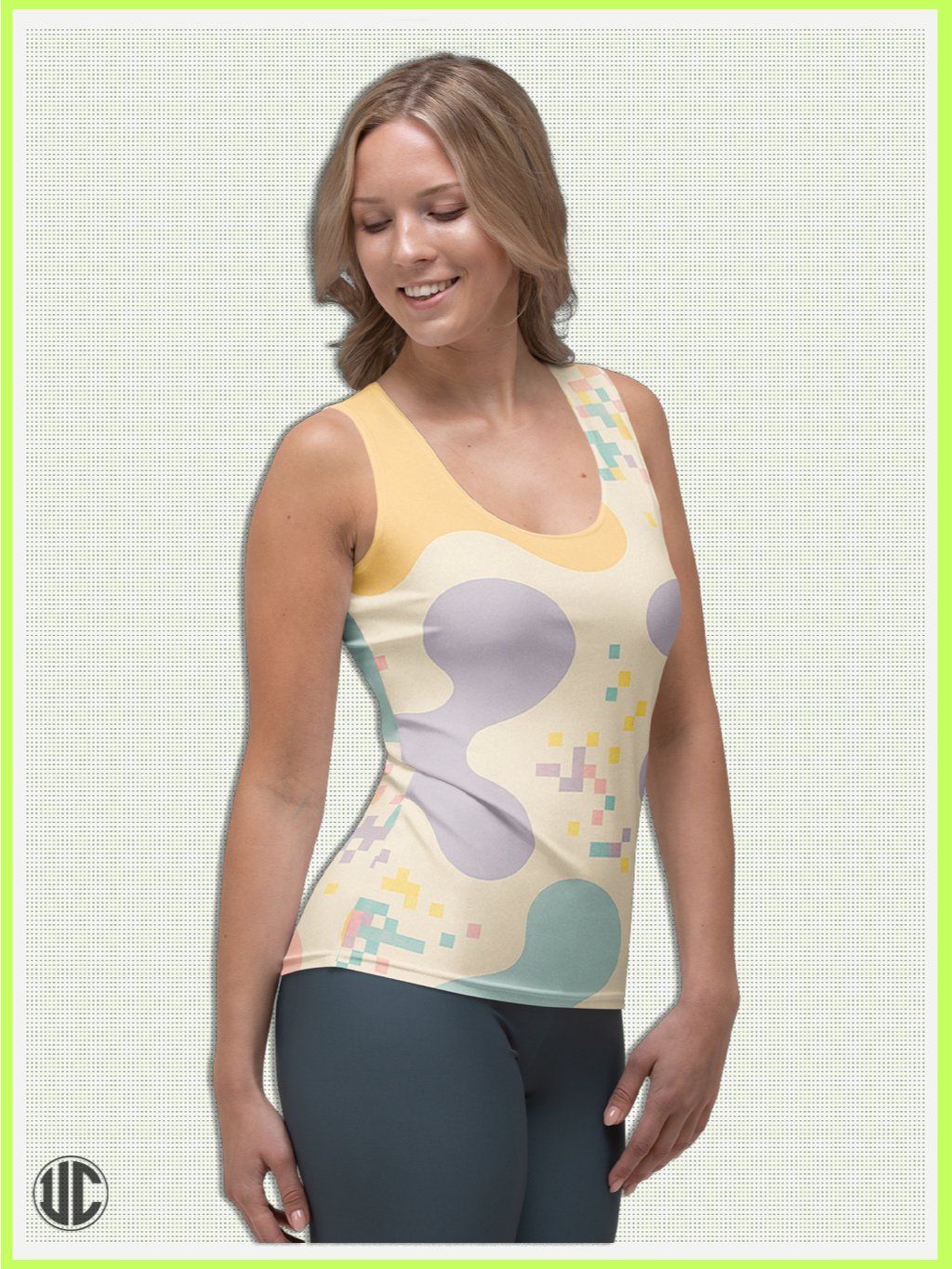 Theo’s Digital Wave – Women’s Tank Top product image (3)