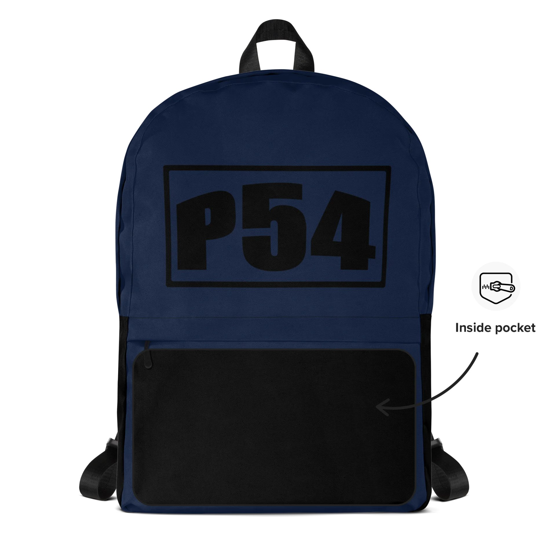 P54 Bold Letter Blue Backpack product image (5)