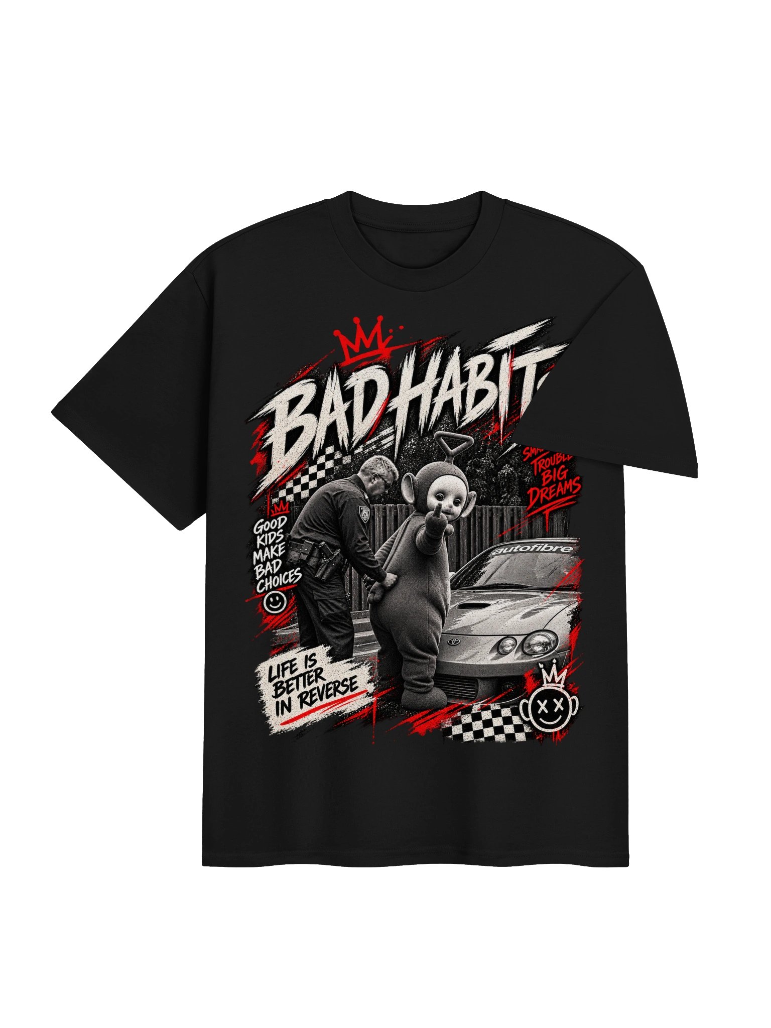 BAD HABITS – Vintage Street Racing T-Shirt product image (15)