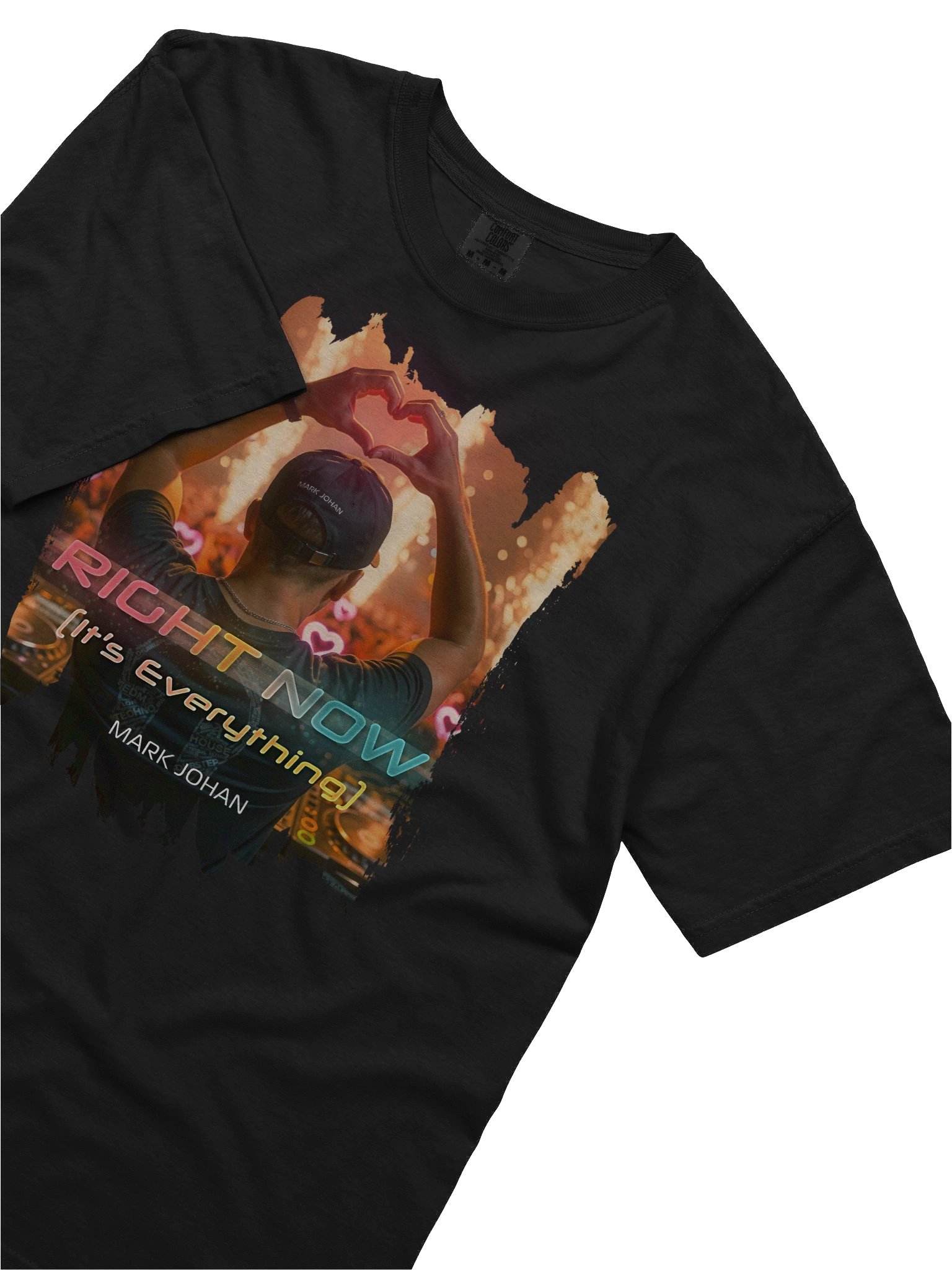 "Right Now" Heavyweight Garment Dyed T Shirt by Mark Johan product image (42)