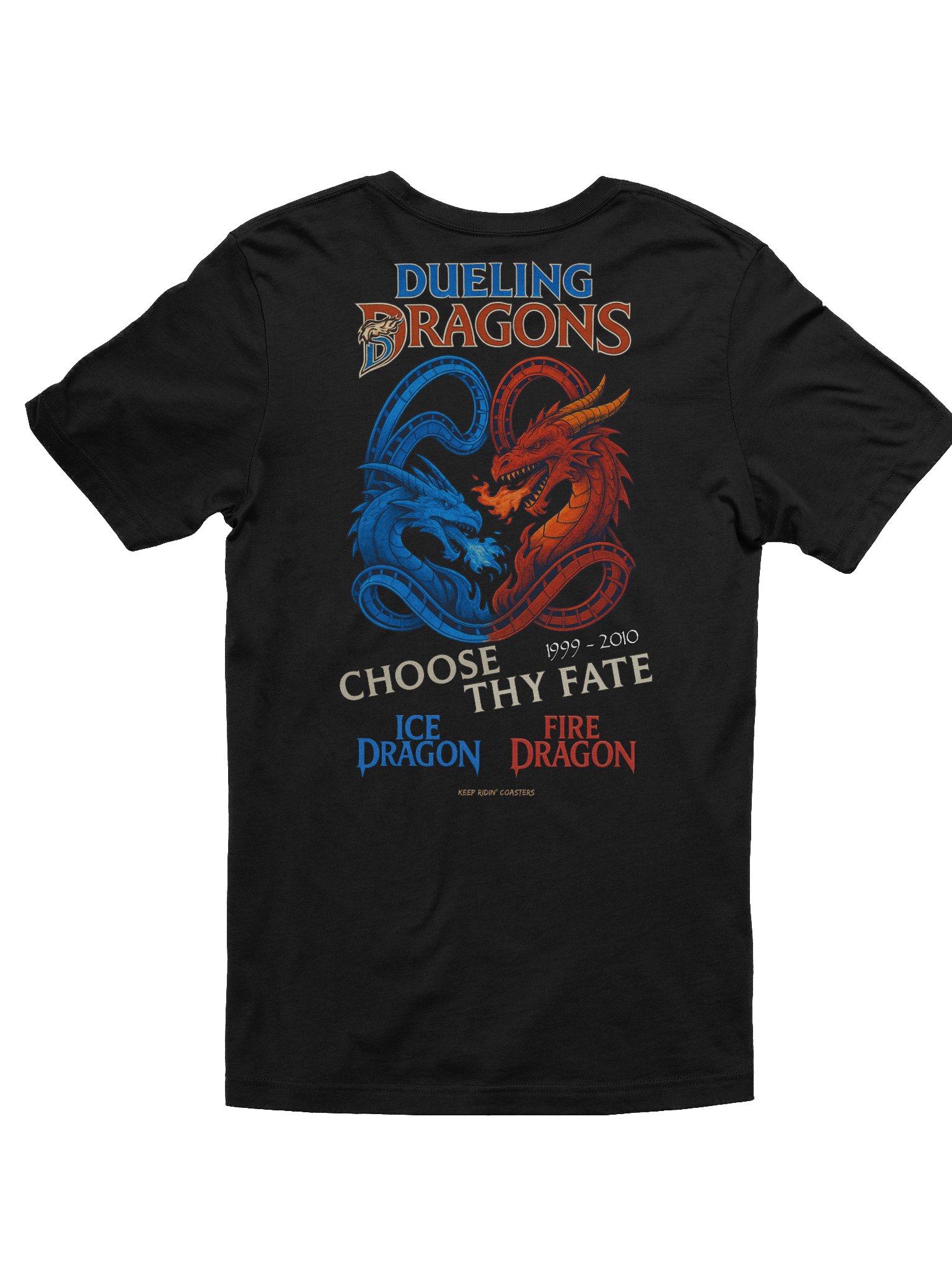 Dueling Dragons Unisex T-Shirt product image (2)
