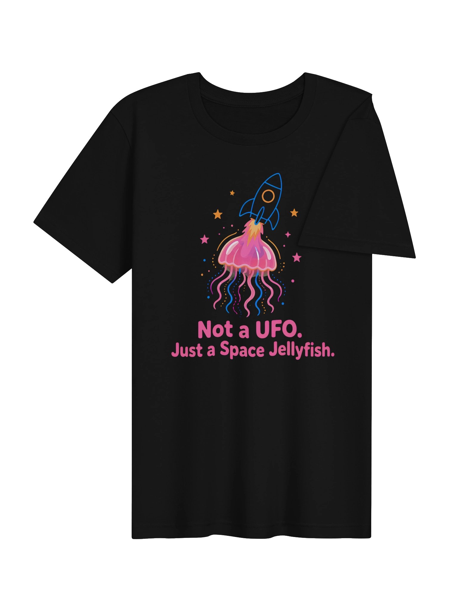 Space Jellyfish Rocket Launch Tee product image (4)