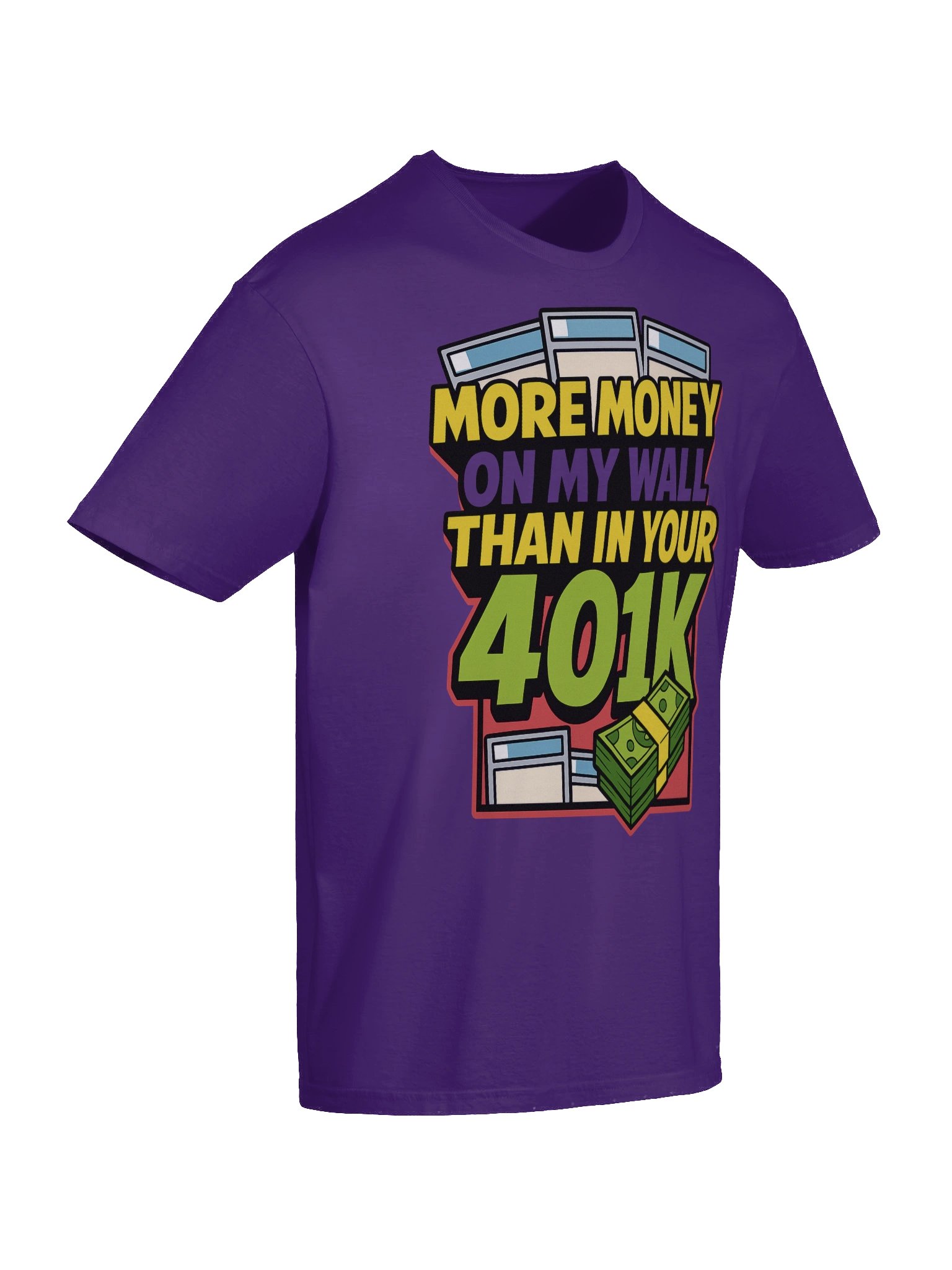 More Money on My Wall Than in Your 401k – Comic Collector Slab Wall Flex Tee product image (10)
