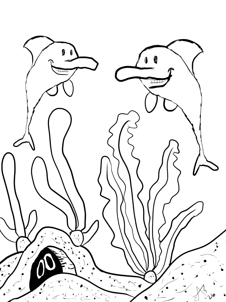 TSStechAngel's World - GigglefishJay Coloring Page product image (1)