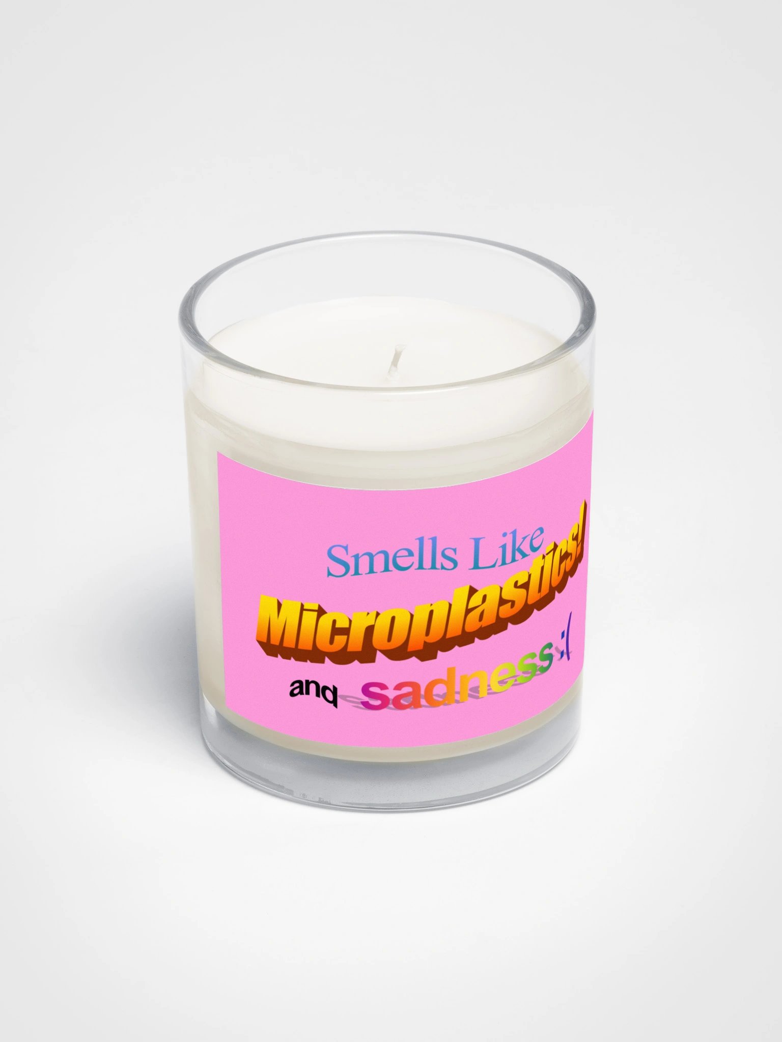 Microplastics soy candle product image (2)