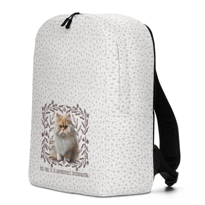 KC, The Vibe Is Deteriorating (floofy cat), Backpack product image (2)