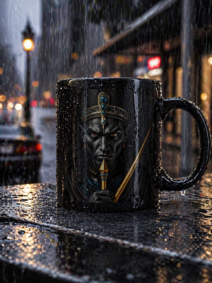 Heru: Avenging Eye of the Sun Mug – Perfect Gift for Egyptian Mythology Fans product image (2)