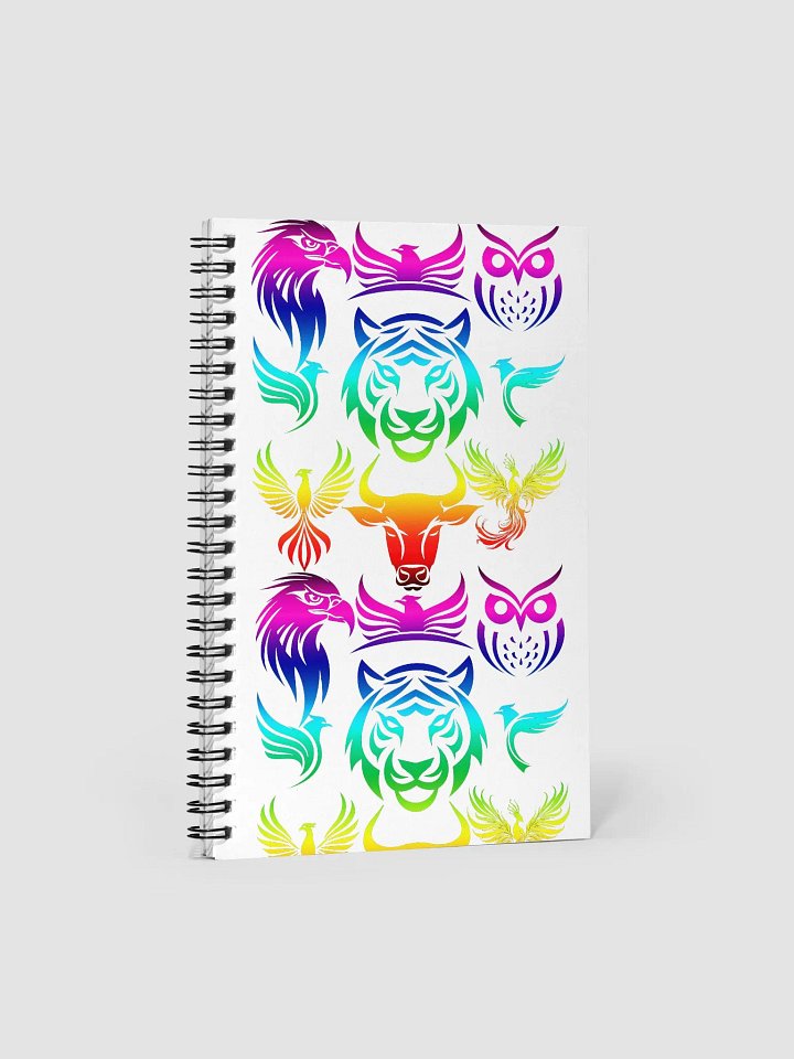 Vibrant Symmetry Spiral Notebook product image (1)