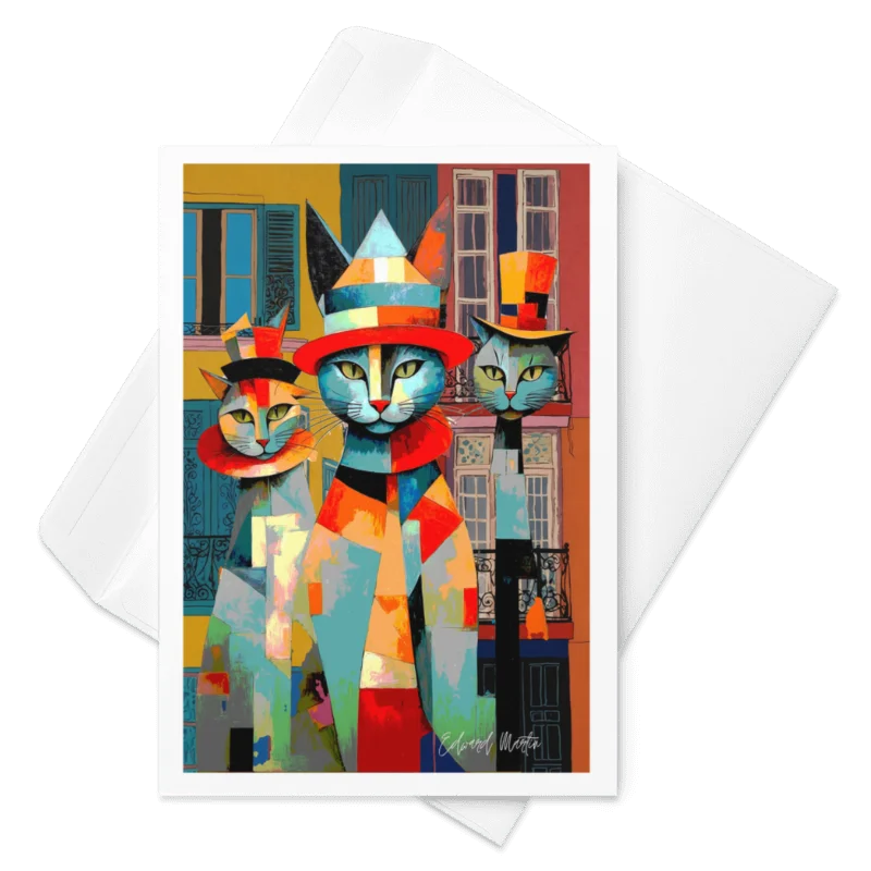 Kewl Katz by Edward Martin Card product image (1)